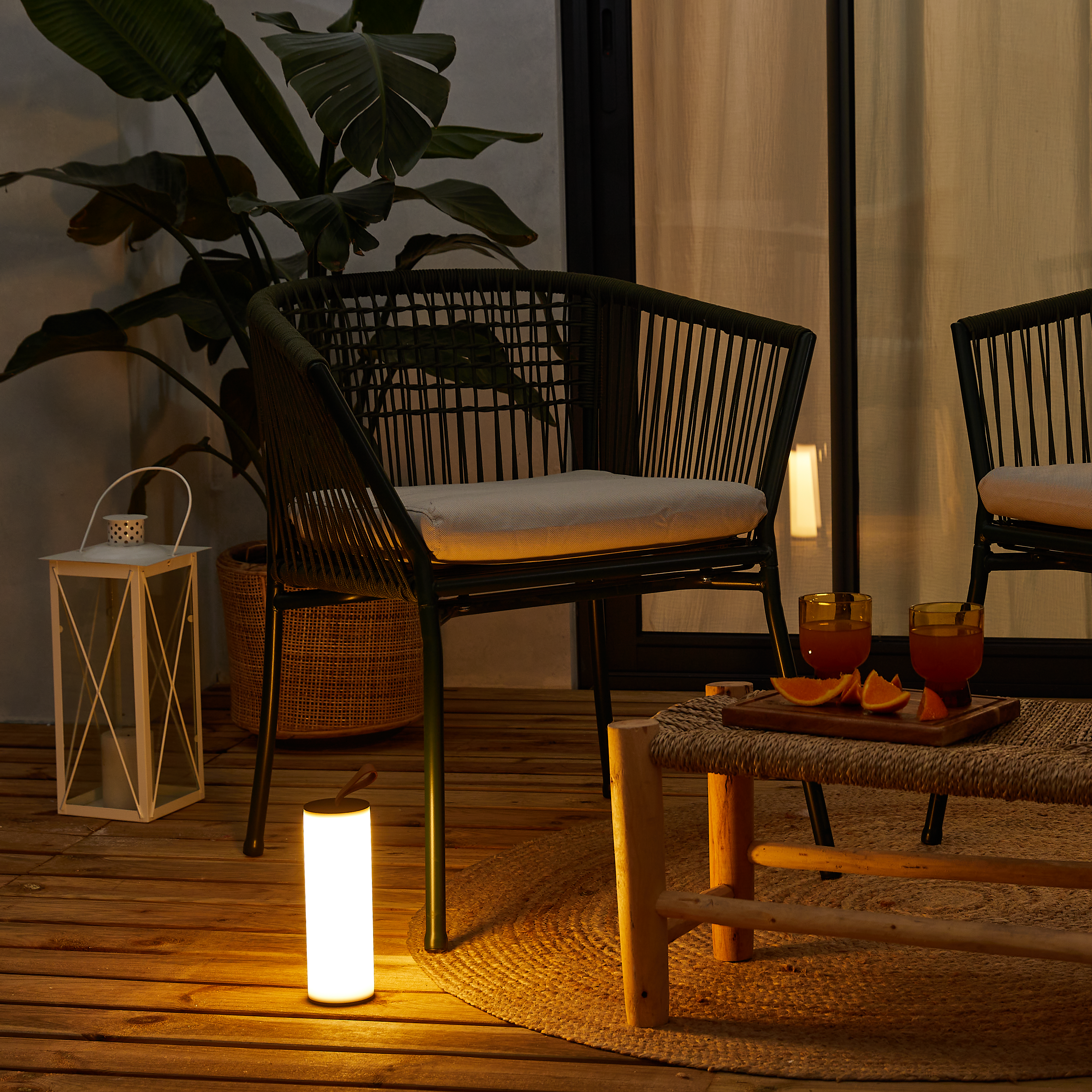 Lampa stołowa Narsis szkło LED Inspire - 12