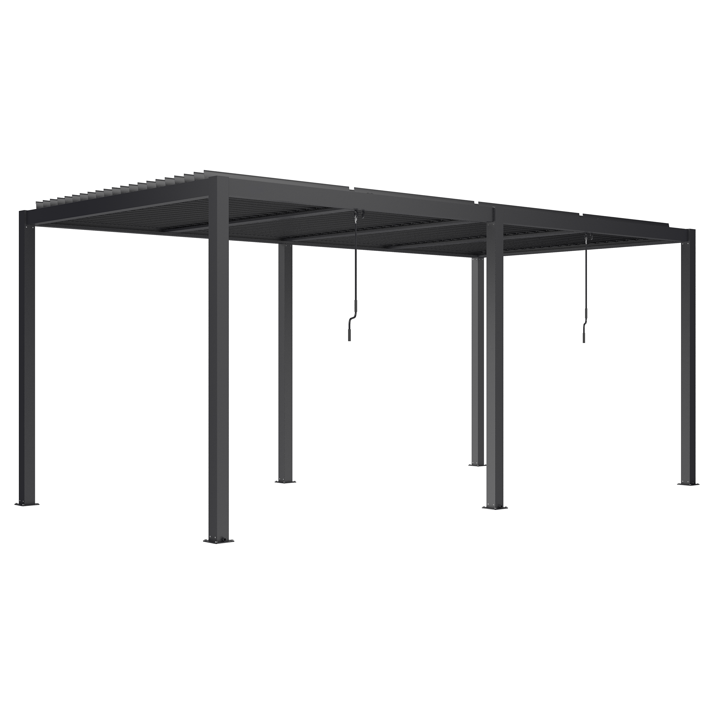 Pawilon ogrodowy pergola Luxe 574x290x230.6 cm antracyt Esti&Esta
