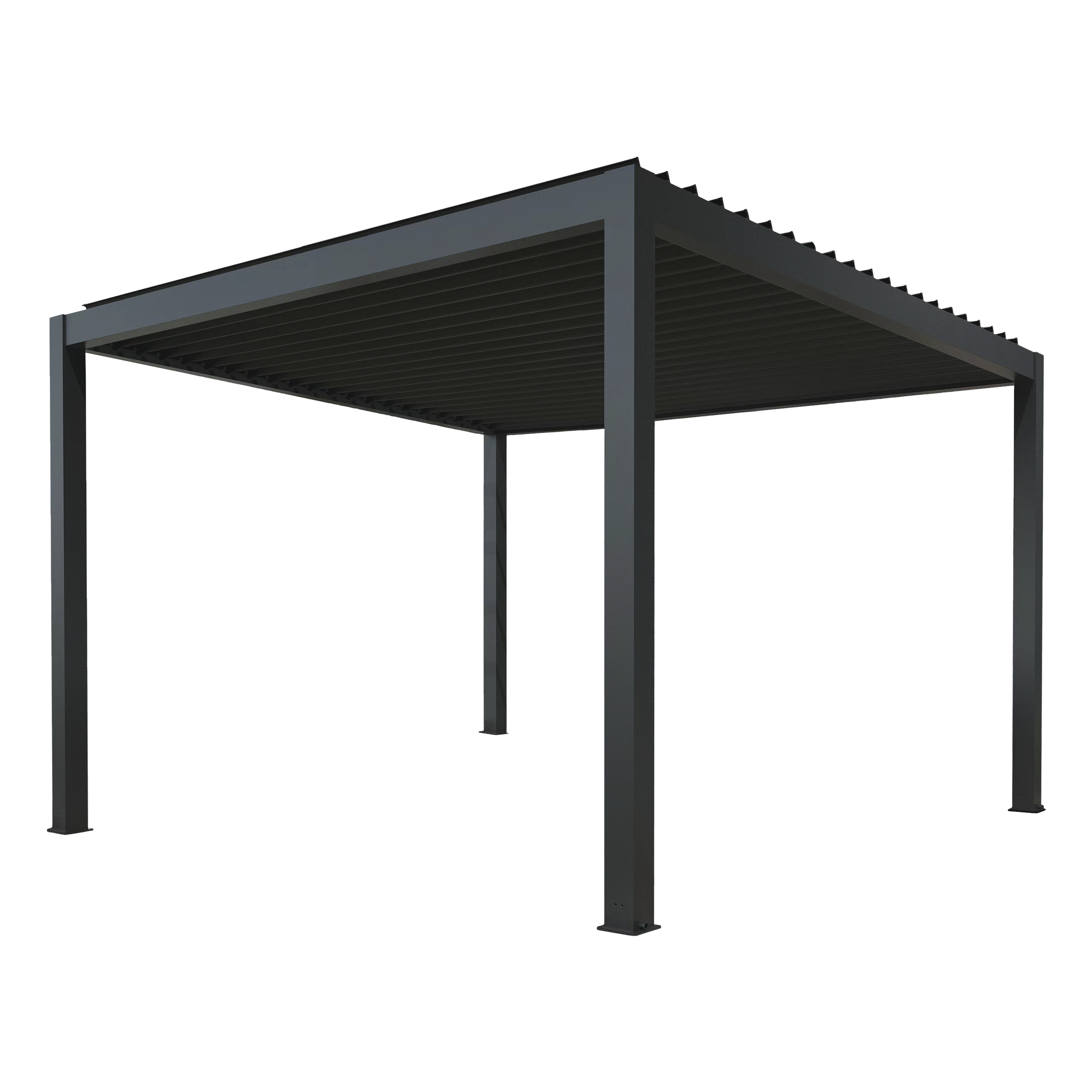 Pawilon ogrodowy pergola Luxe 393.5x299.4x231 cm antracyt Esti&amp;Esta