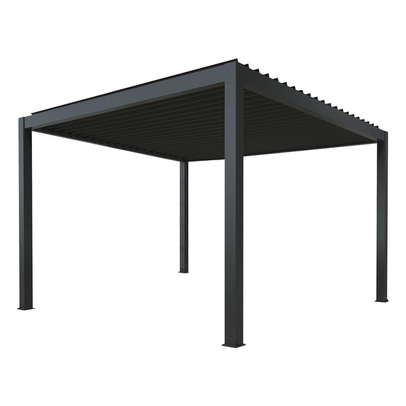 Pawilon ogrodowy pergola Luxe 393.5x299.4x231 cm antracyt Esti&Esta