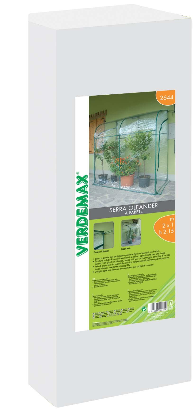 Serra da giardino VERDEMAX Oleander H 215 cm, L 200 x P 100 cm - 5