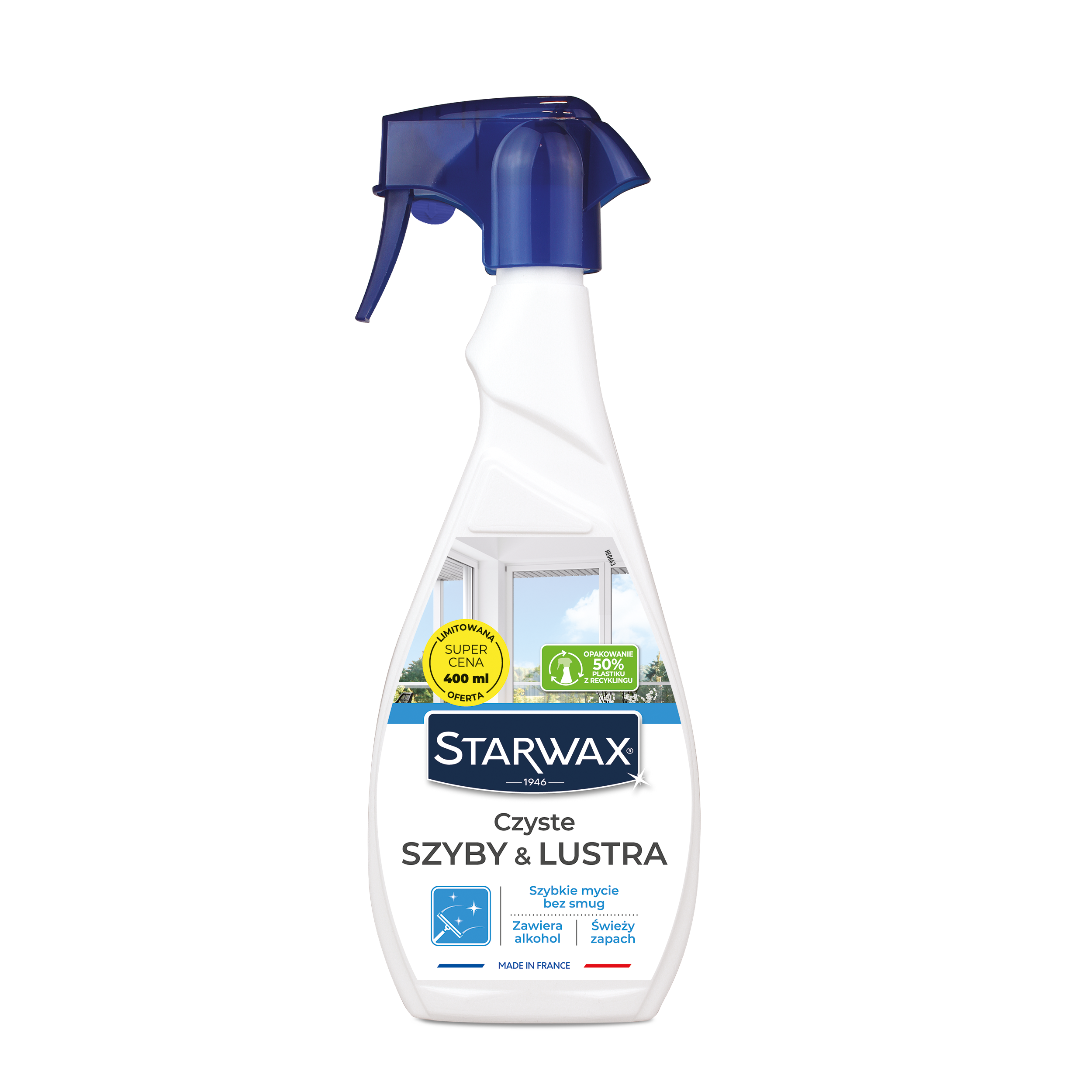 Środek do czyszczenia szyb 0.4 l Starwax