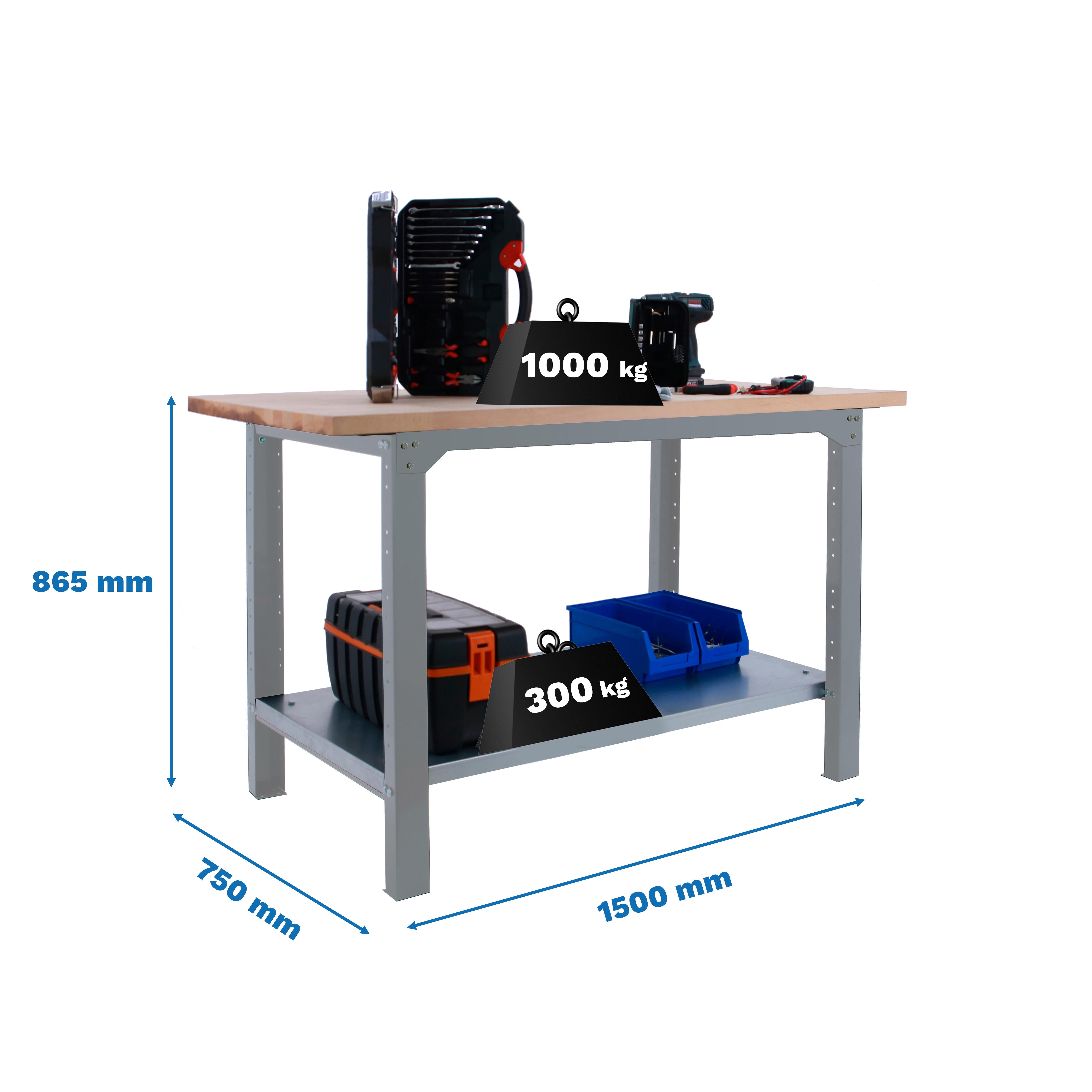 Banco simonwork bt6l pro 1500 gris /haya