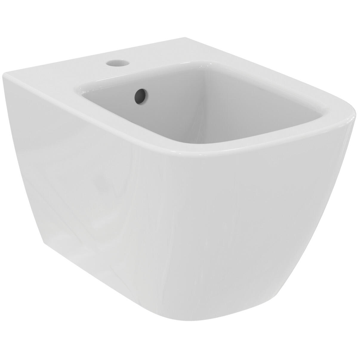 Coppia sanitari scarico a parete IDEAL STANDARD I.life S WC: P 48 x L 35.5 x H 40 cm, bidet: P 36 x L 36 x H 40 cm - 5