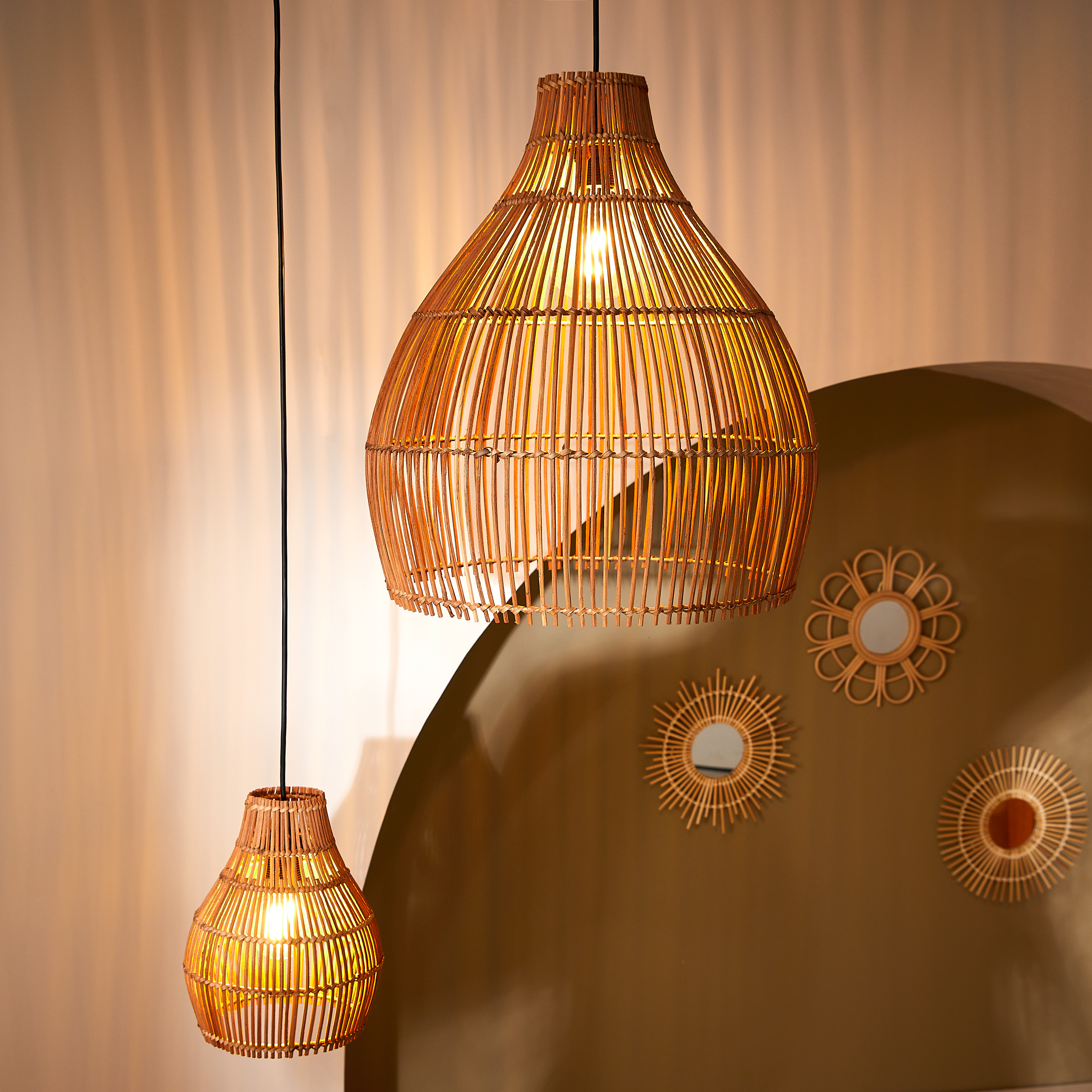 Pack de 3 espelhos Bamboo Inspire - 12