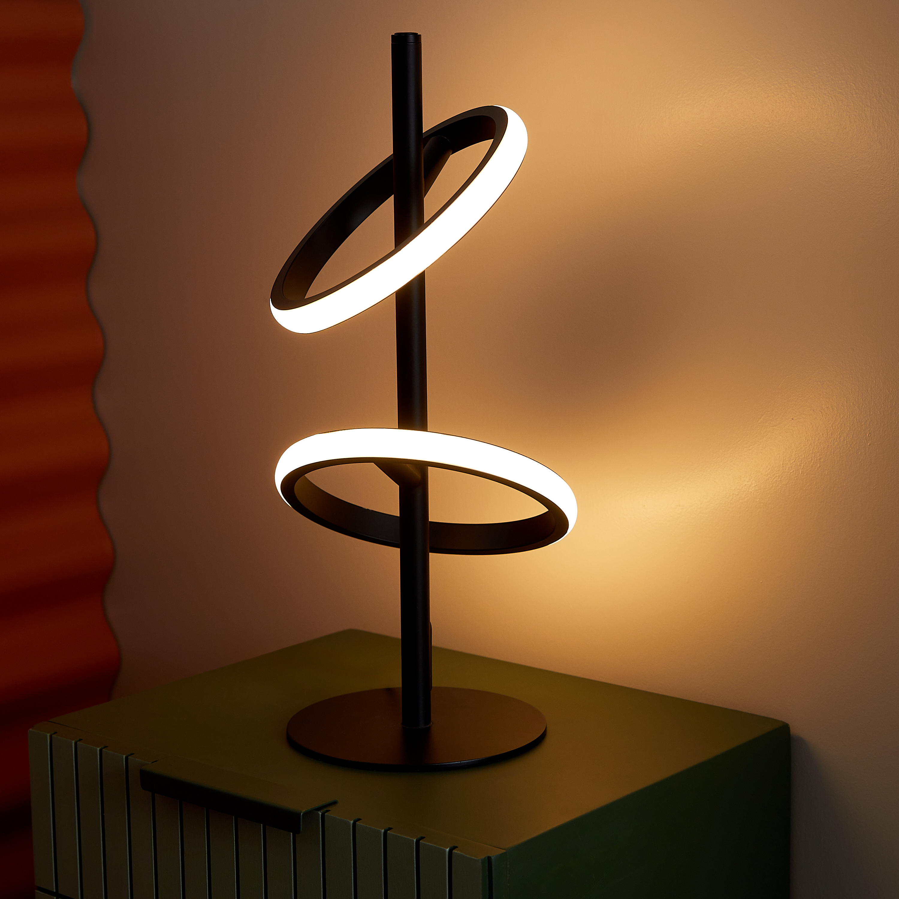 Lampa stołowa Kapeo czarna 2 x LED Inspire - 7