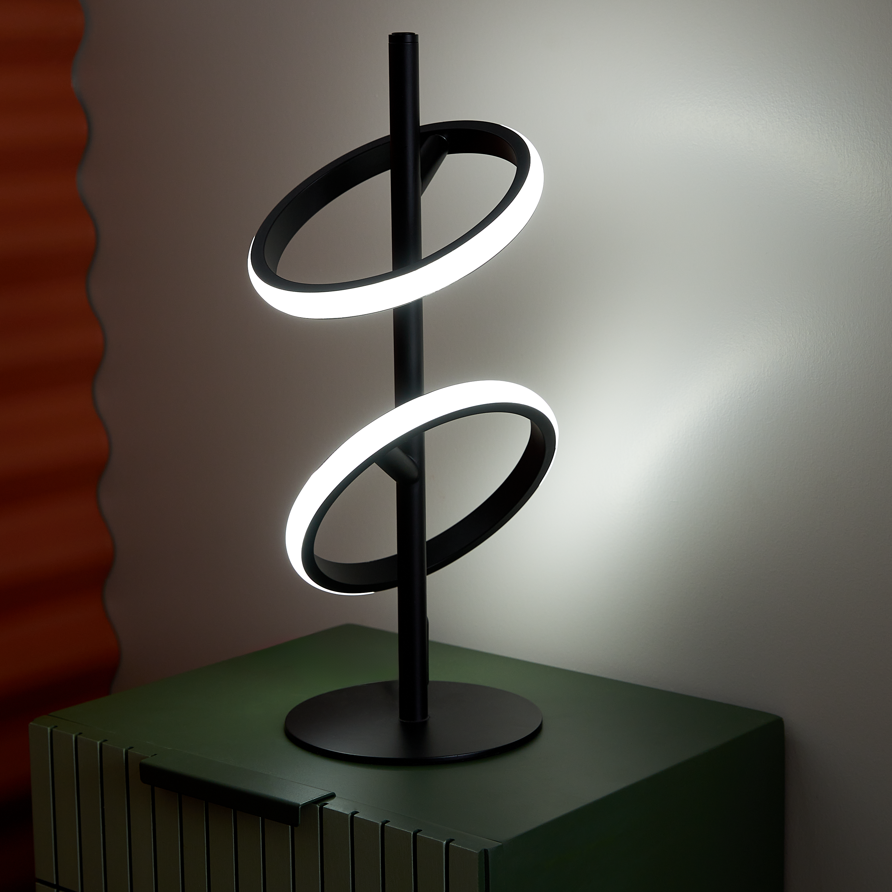 Lampa stołowa Kapeo czarna 2 x LED Inspire - 6