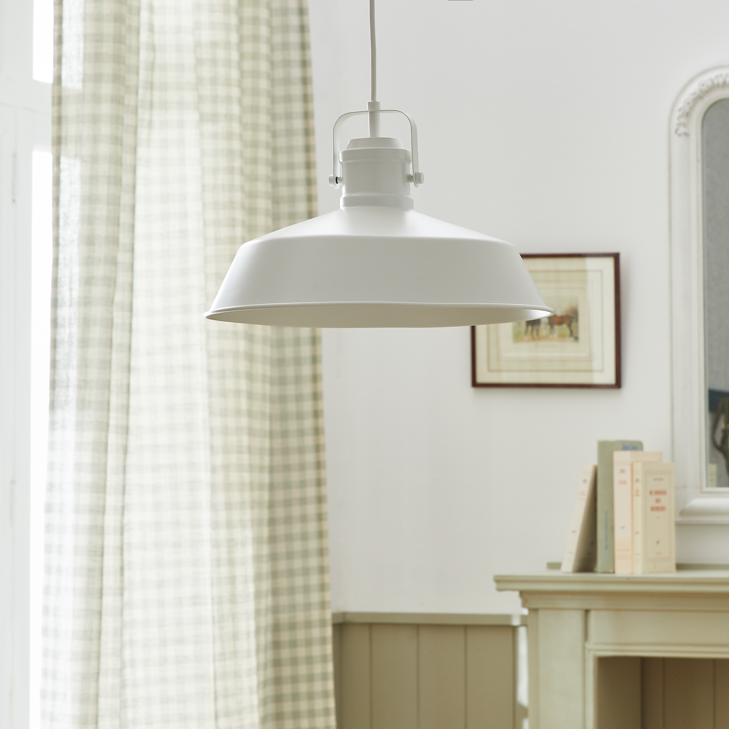 Lampa wisząca Piaf beż E27 Inspire - 4