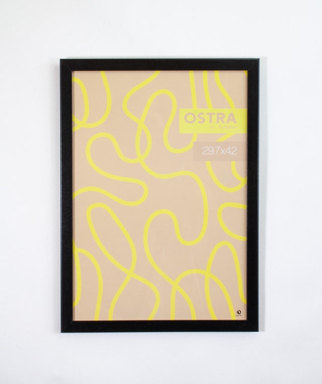 Cadre Ostra, H.42 x l.29.7 cm noir, ARIANE