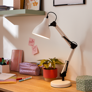 Flexo De Arquitecto E27 Negro EDP - Lámpara De Mesa Moderna Y Funcional