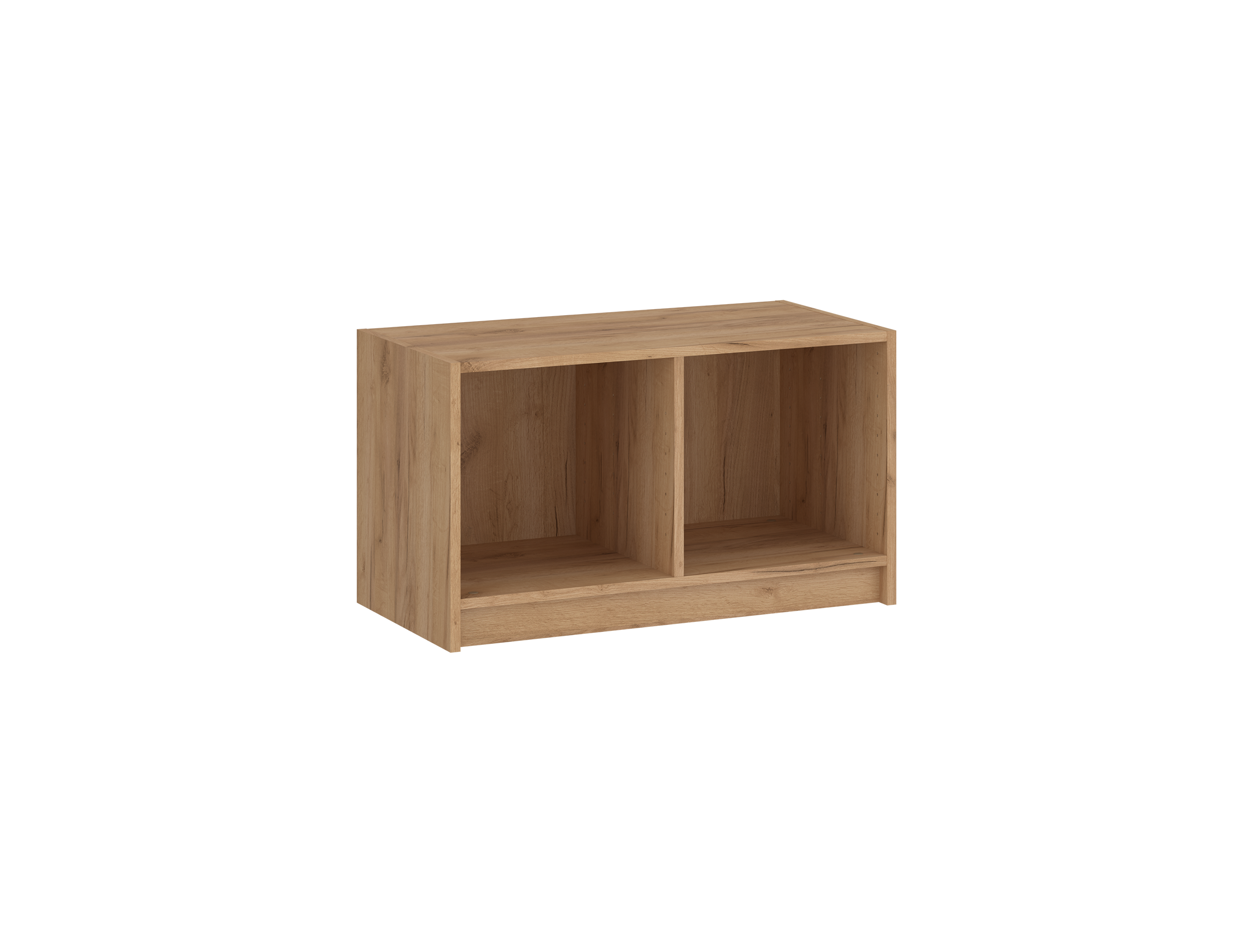 Korpus szafki na buty siedzisko 75.2 x 44.4 x 45 cm dąb craft