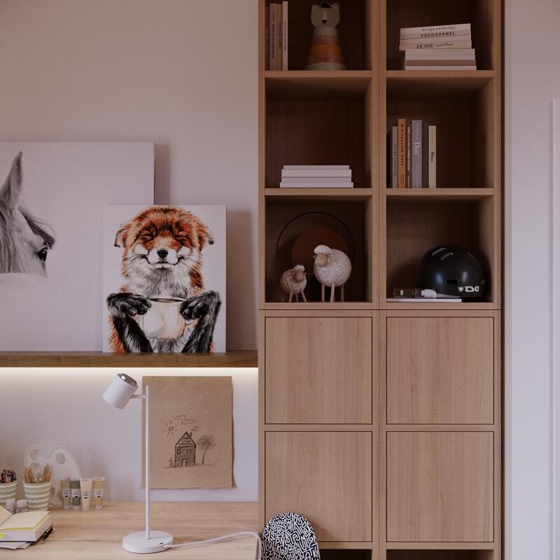 Regał Spaceo Kub 36 x 139.3 x 31 cm dąb Spaceo - 3