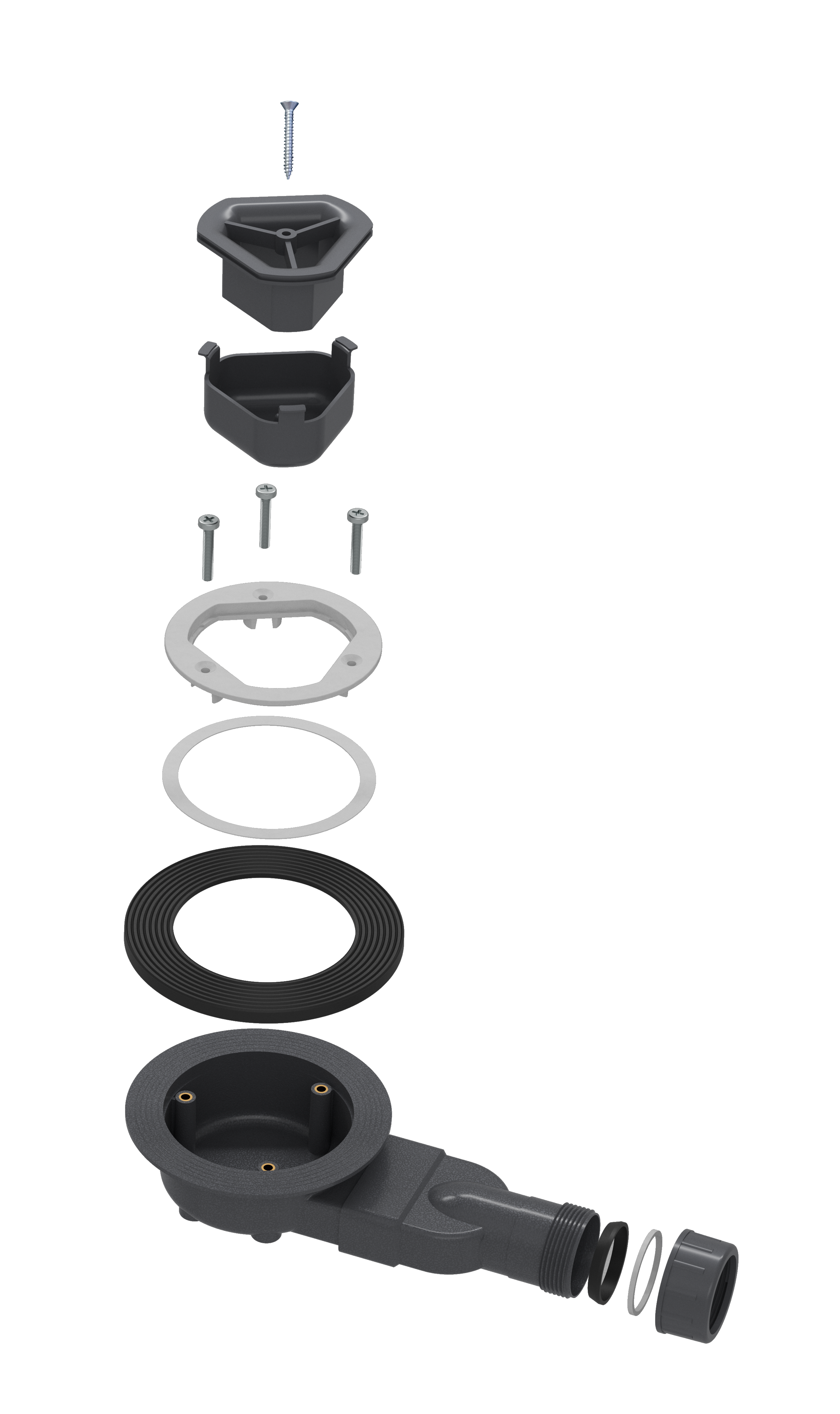 Válvula base duche extraplana flat BANOS10 D90 - 3