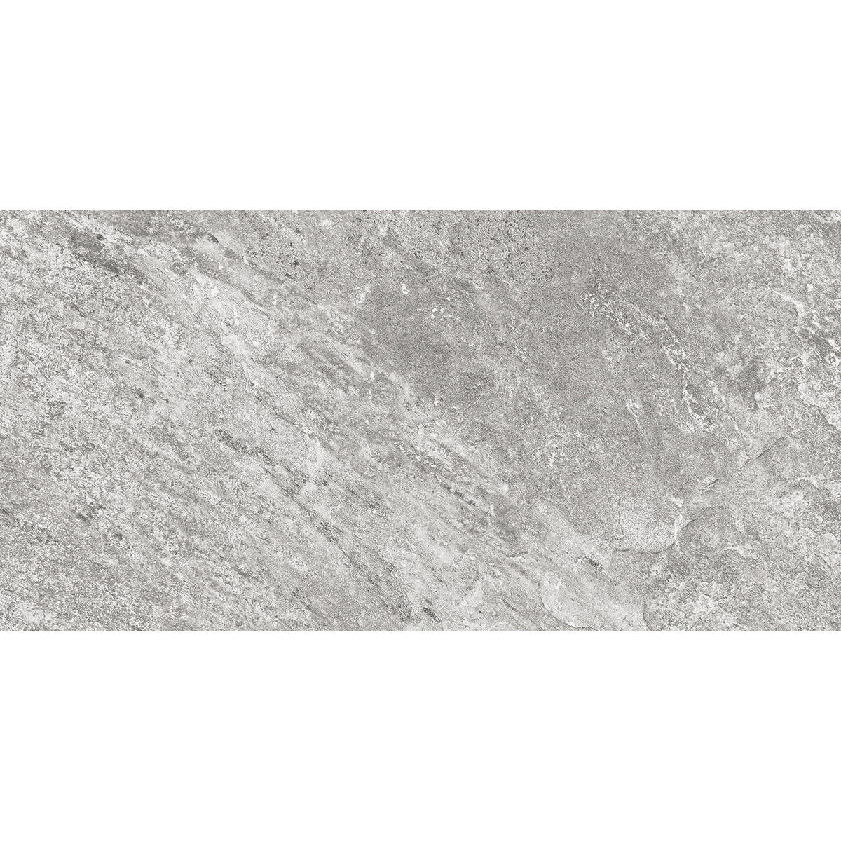 Piastrella da pavimento esterno in gres porcellanato 15 x 30 cm non rettificato smaltato argento opaco Creek R11 traffico molto intenso (pei 5/5) Sp. 9 mm 0.99 mq - 3