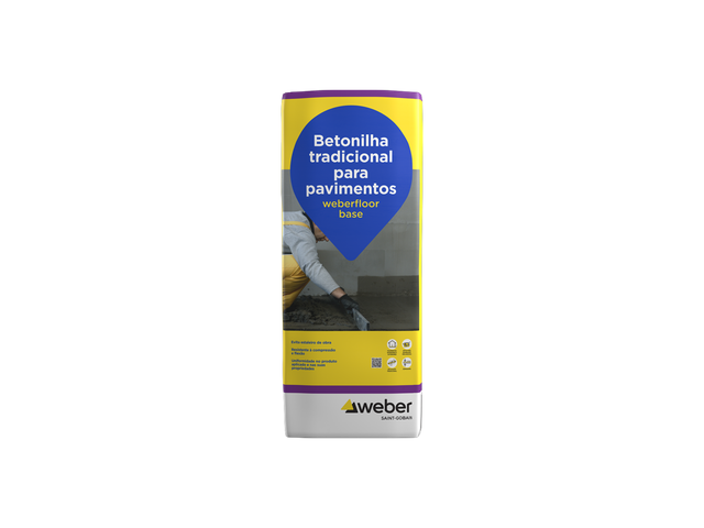 Betonilha 25 kg Weberfloor base