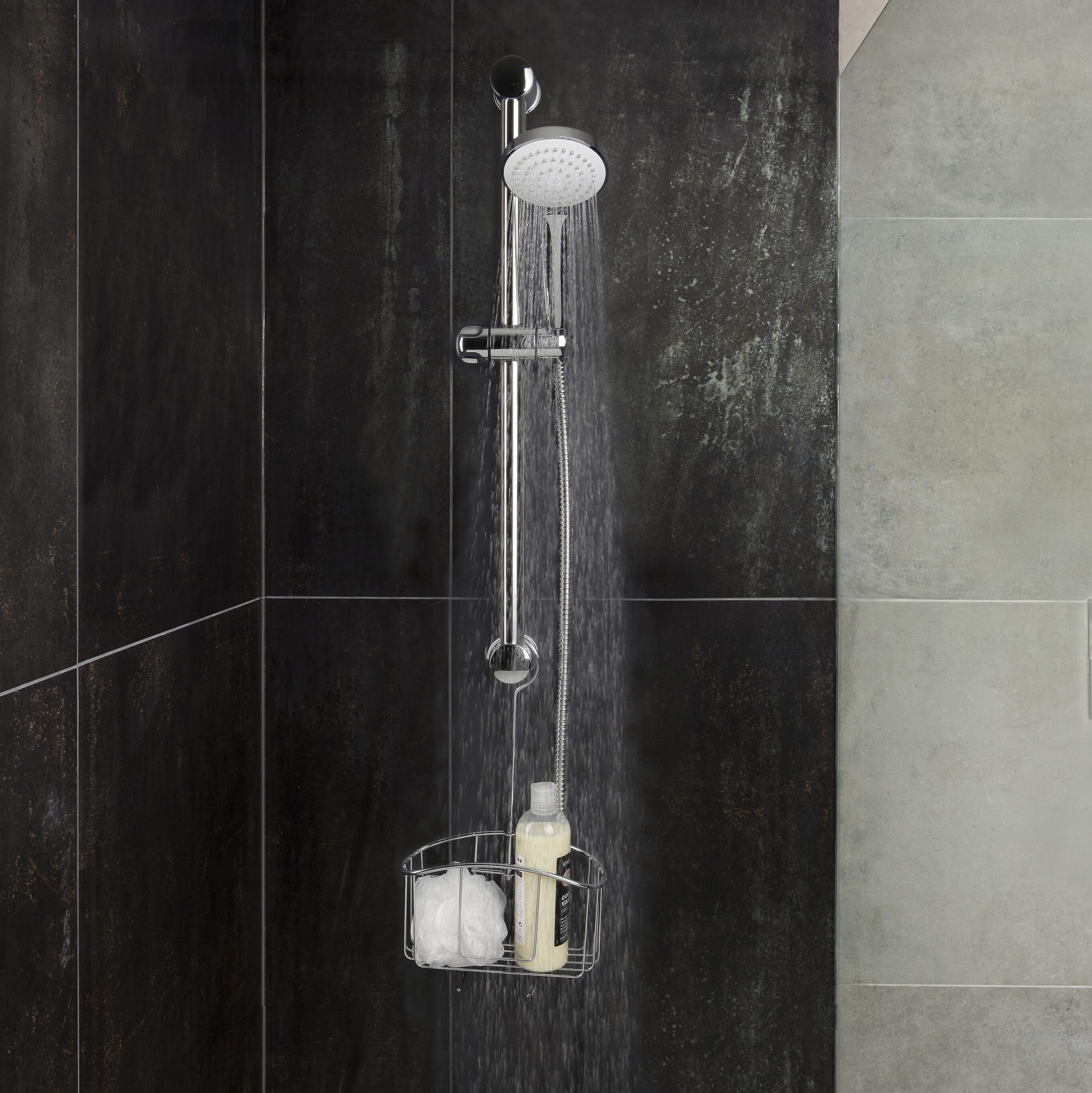 Estante para duche PENDURAR CROMADO - 3