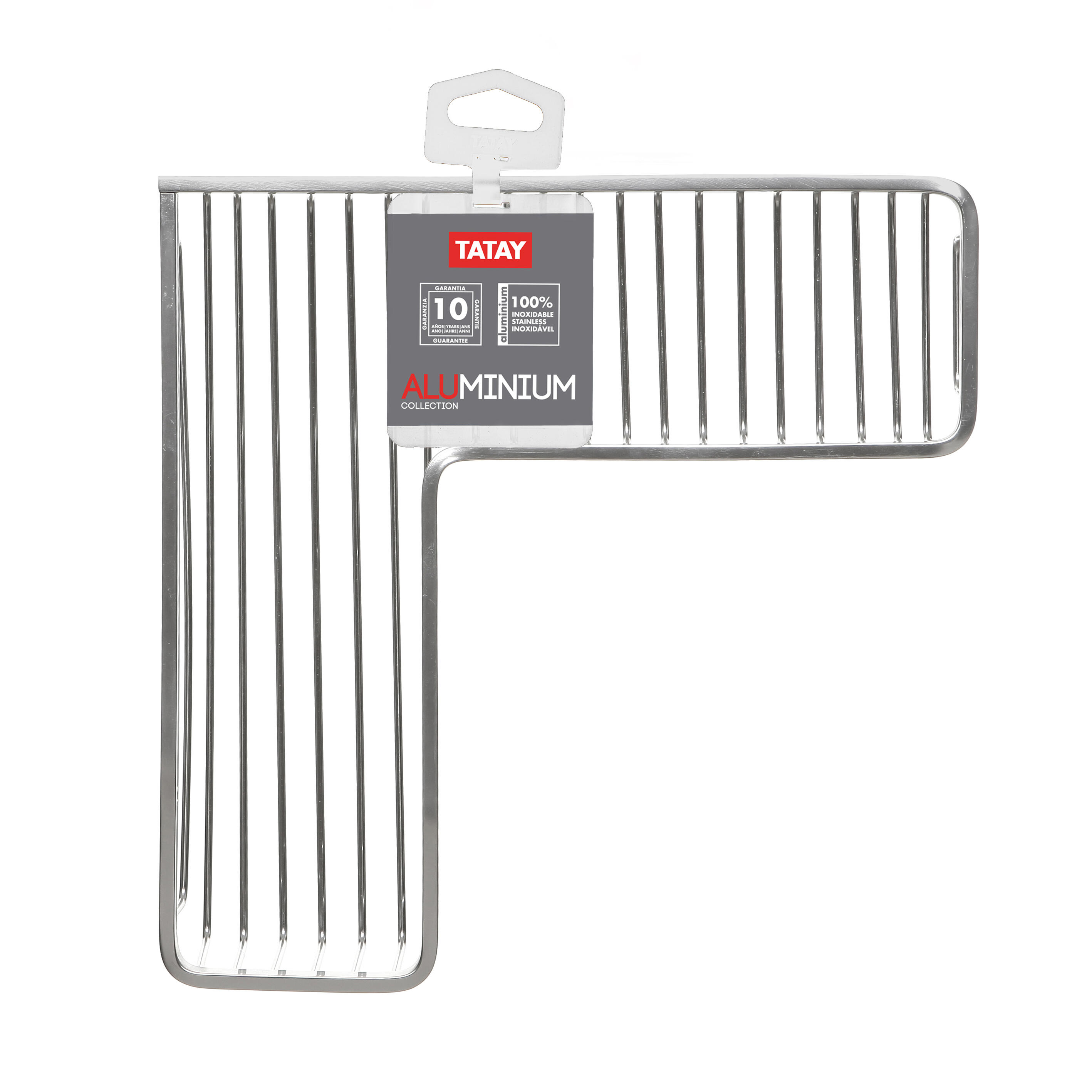 Organizador de ducha Aluminium gris / plata 8.5x30x30 cm - 2