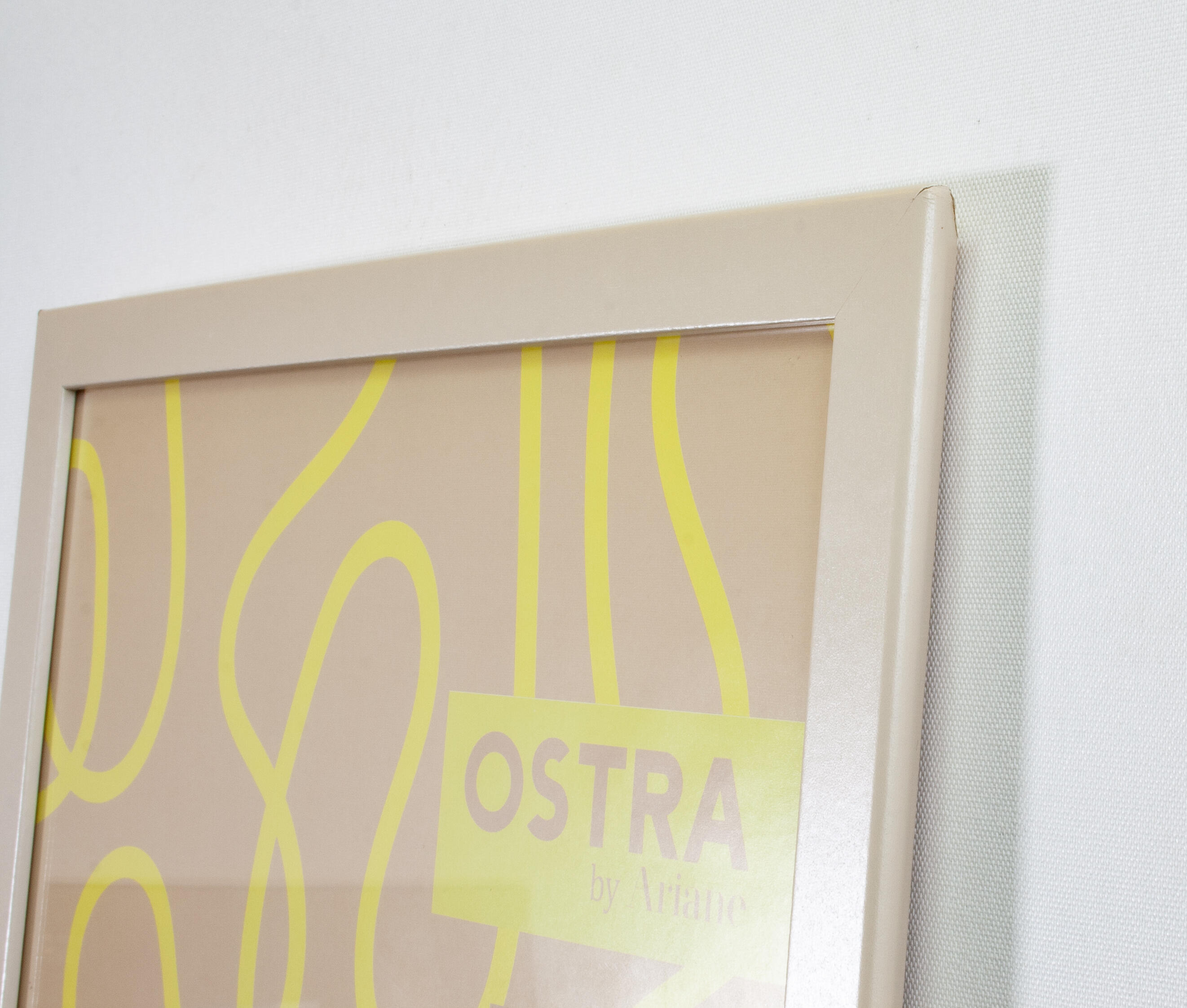 Cadre Ostra, H.42 x l.29.7 cm beige, ARIANE - 3