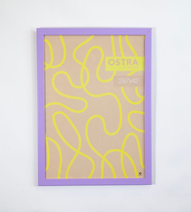 Cadre Ostra, H.42 x l.29.7 cm violet, ARIANE