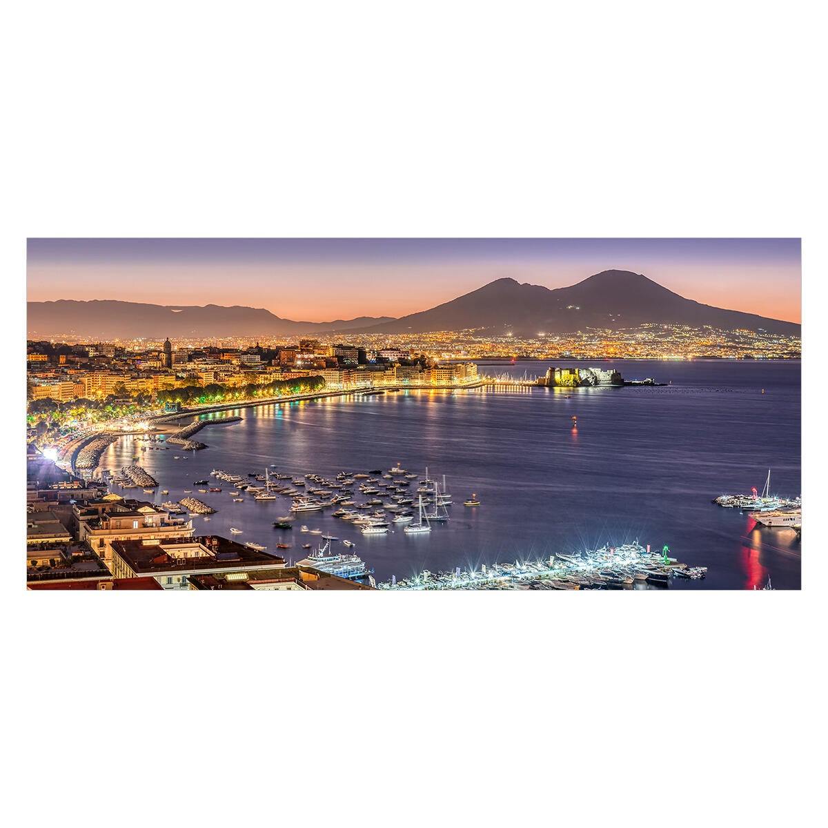 Napoli Vesuvio sera