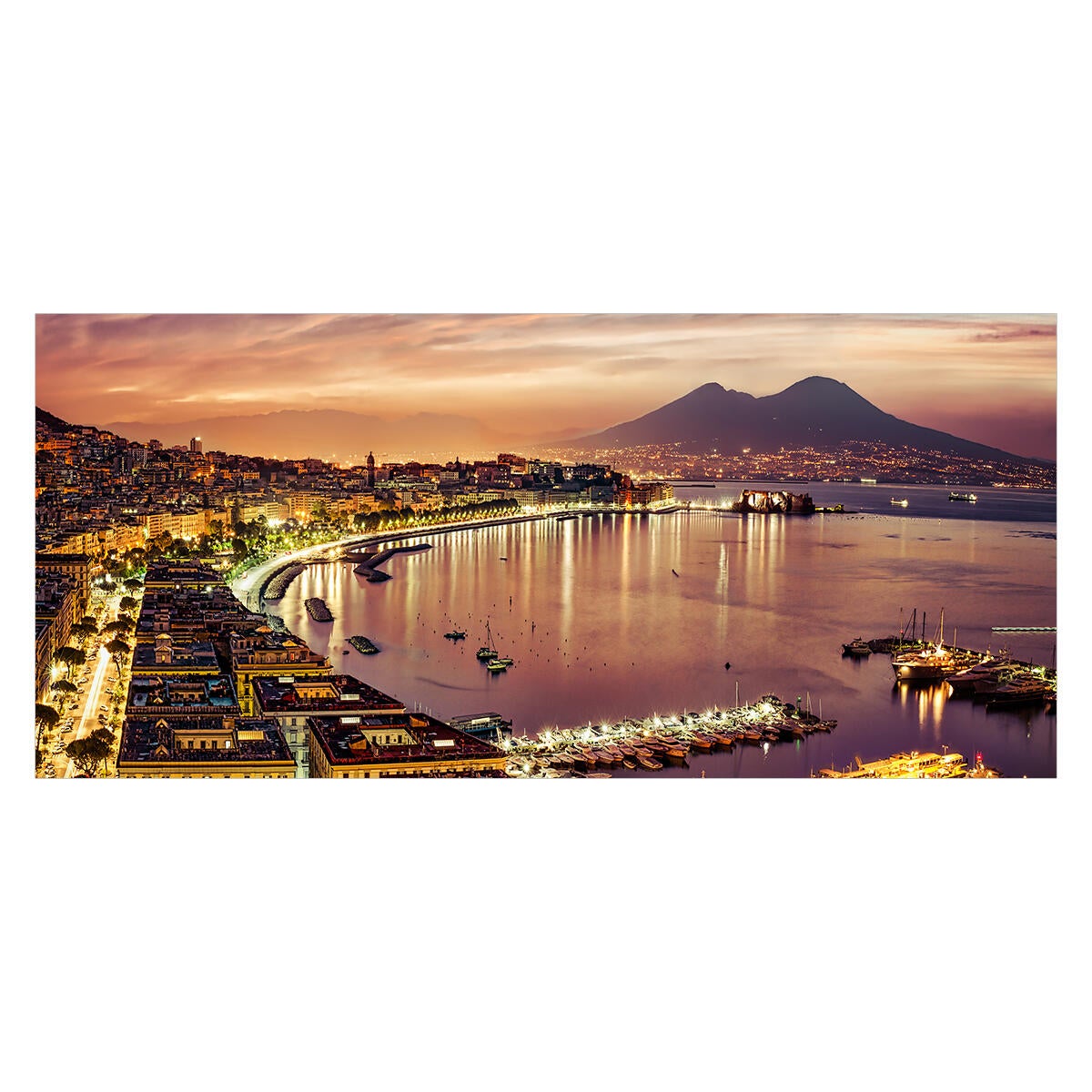 Napoli Vesuvio night
