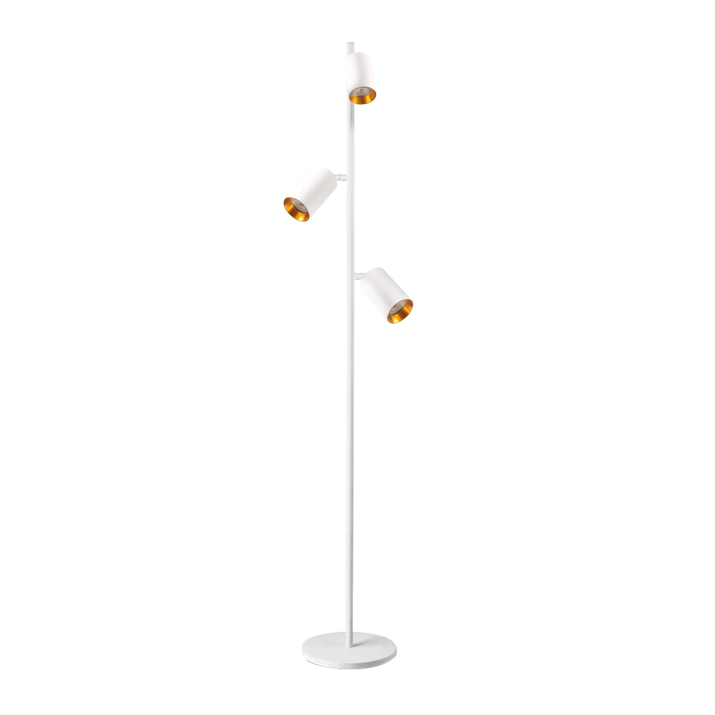 Lampa podłogowa Maribel biała 3 x GU10 Goldlux