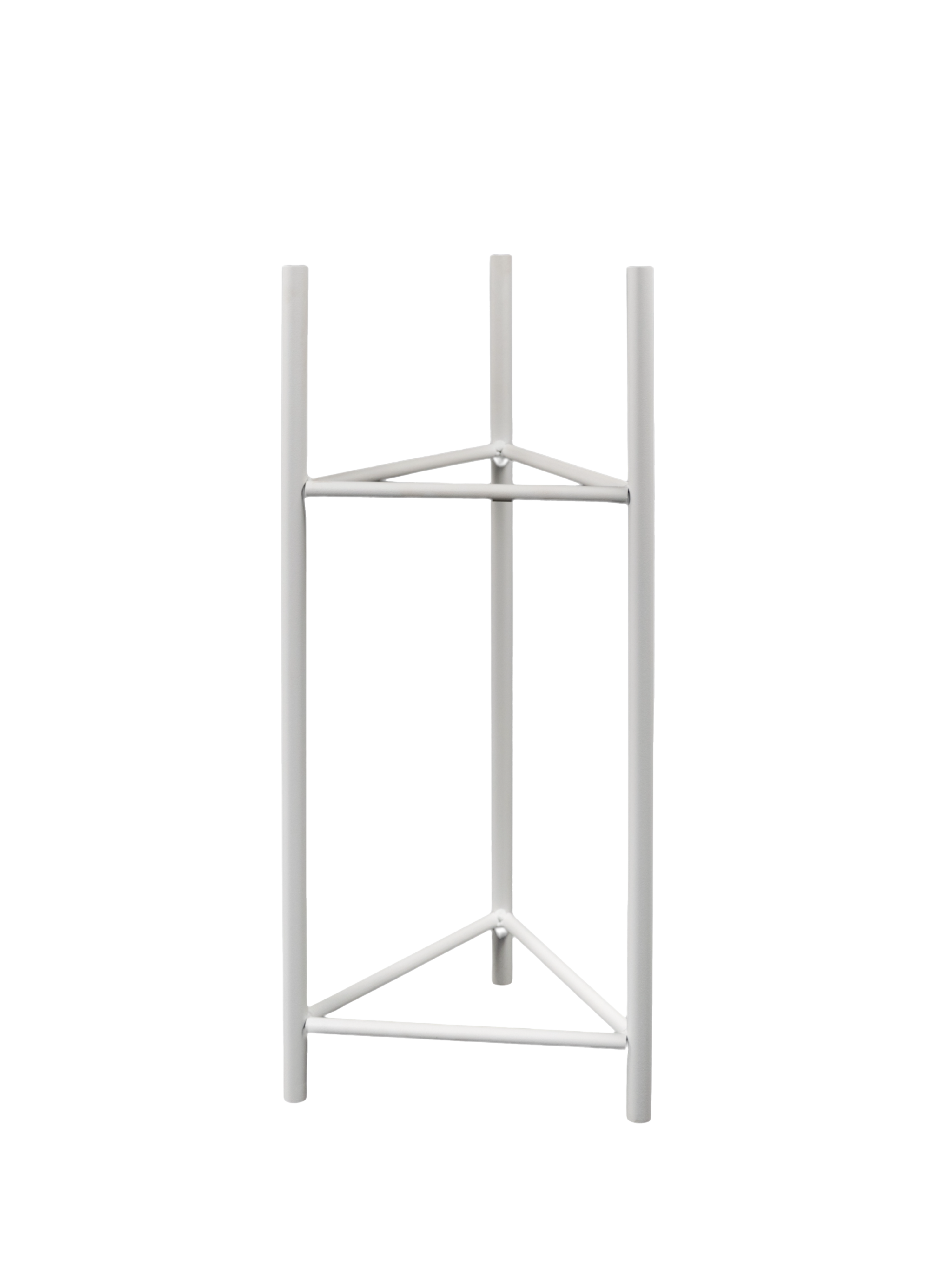 Stojak na donicę Lizio 27x60 cm metalowy biały Your Loft Designe