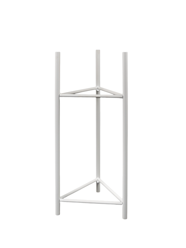 Stojak na donicę Lizio 27x60 cm metalowy biały Your Loft Designe