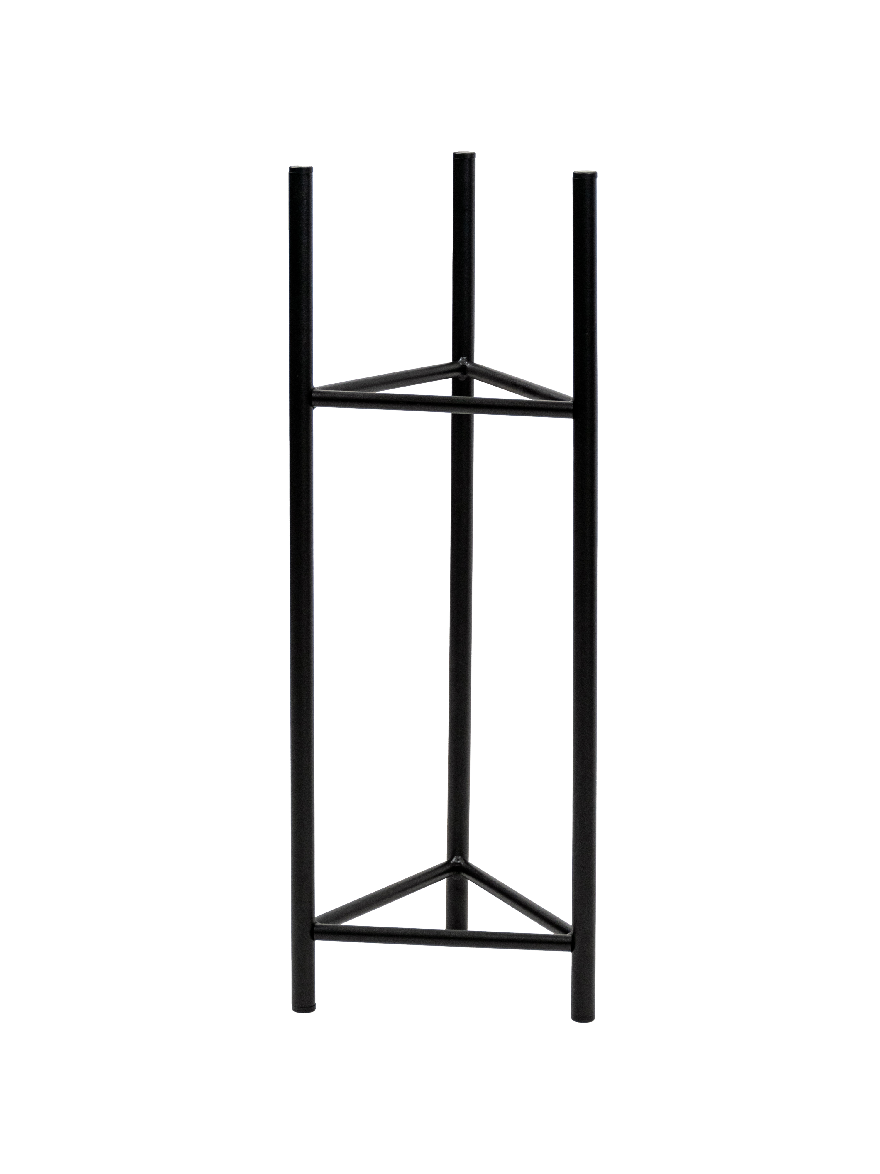 Stojak na donicę Lizio 23x60 cm metalowy czarny Your Loft Designe