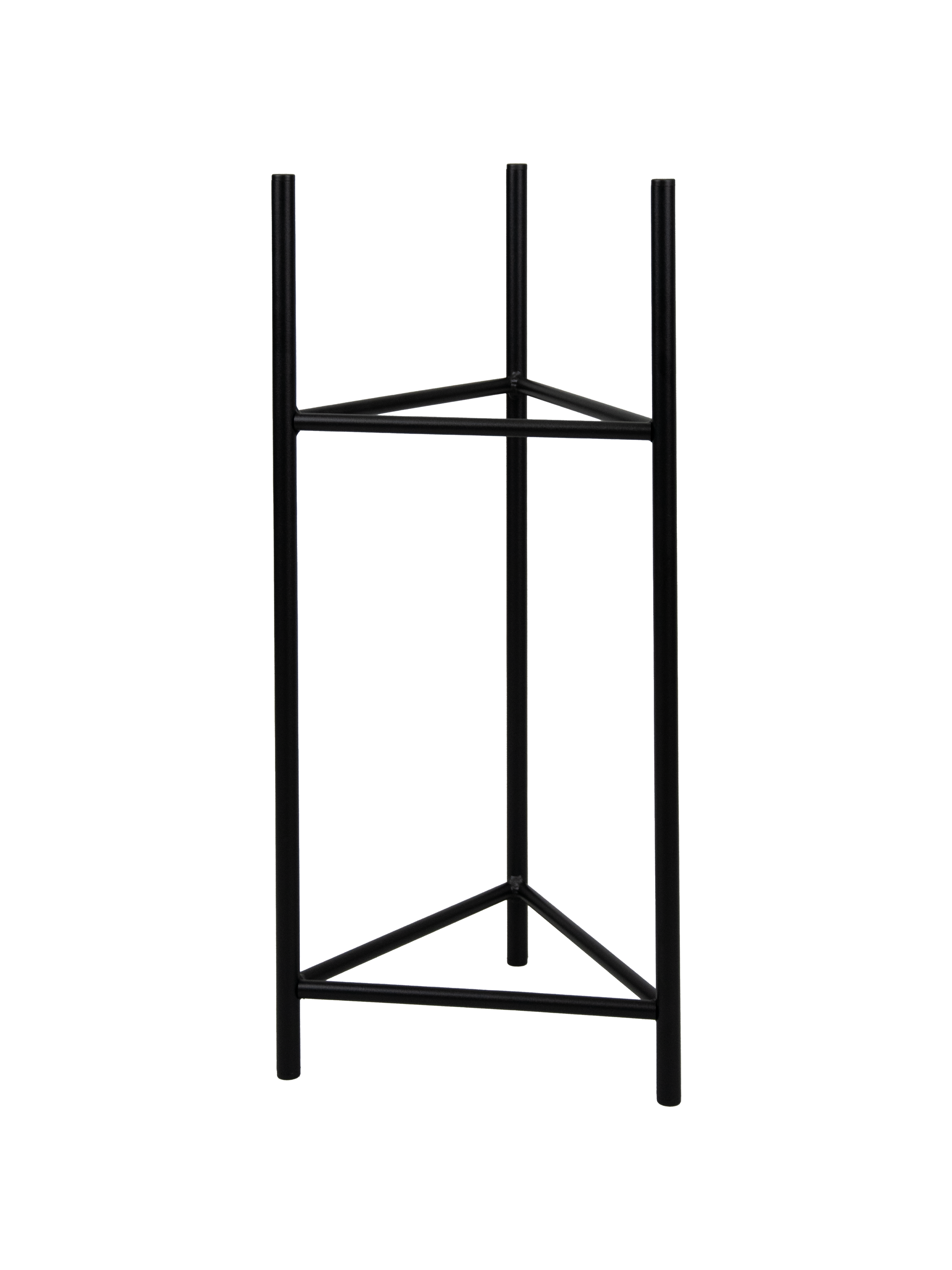 Stojak na donicę Lizio 23x60 cm metalowy czarny Your Loft Designe