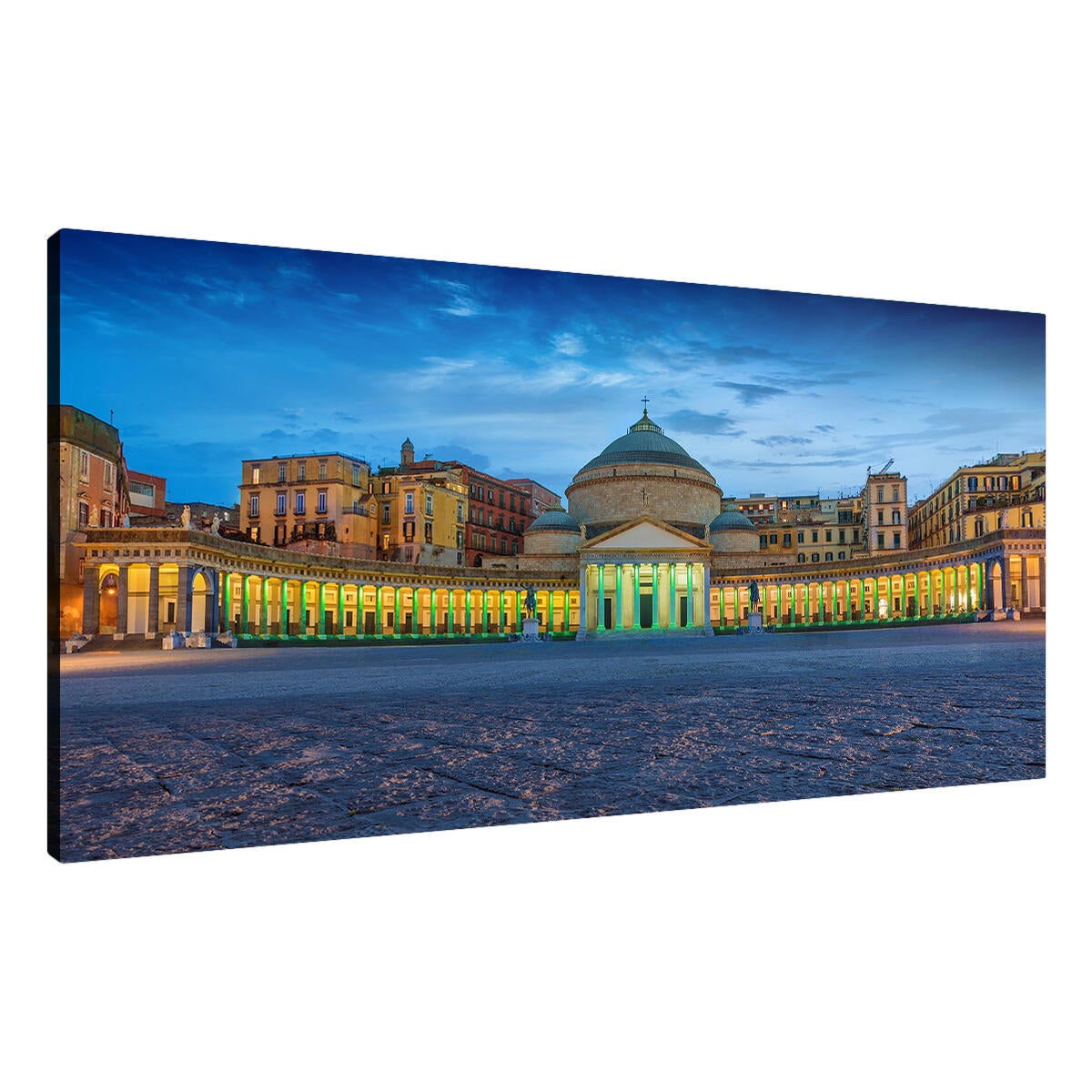 Napoli piazza Plebiscito sera