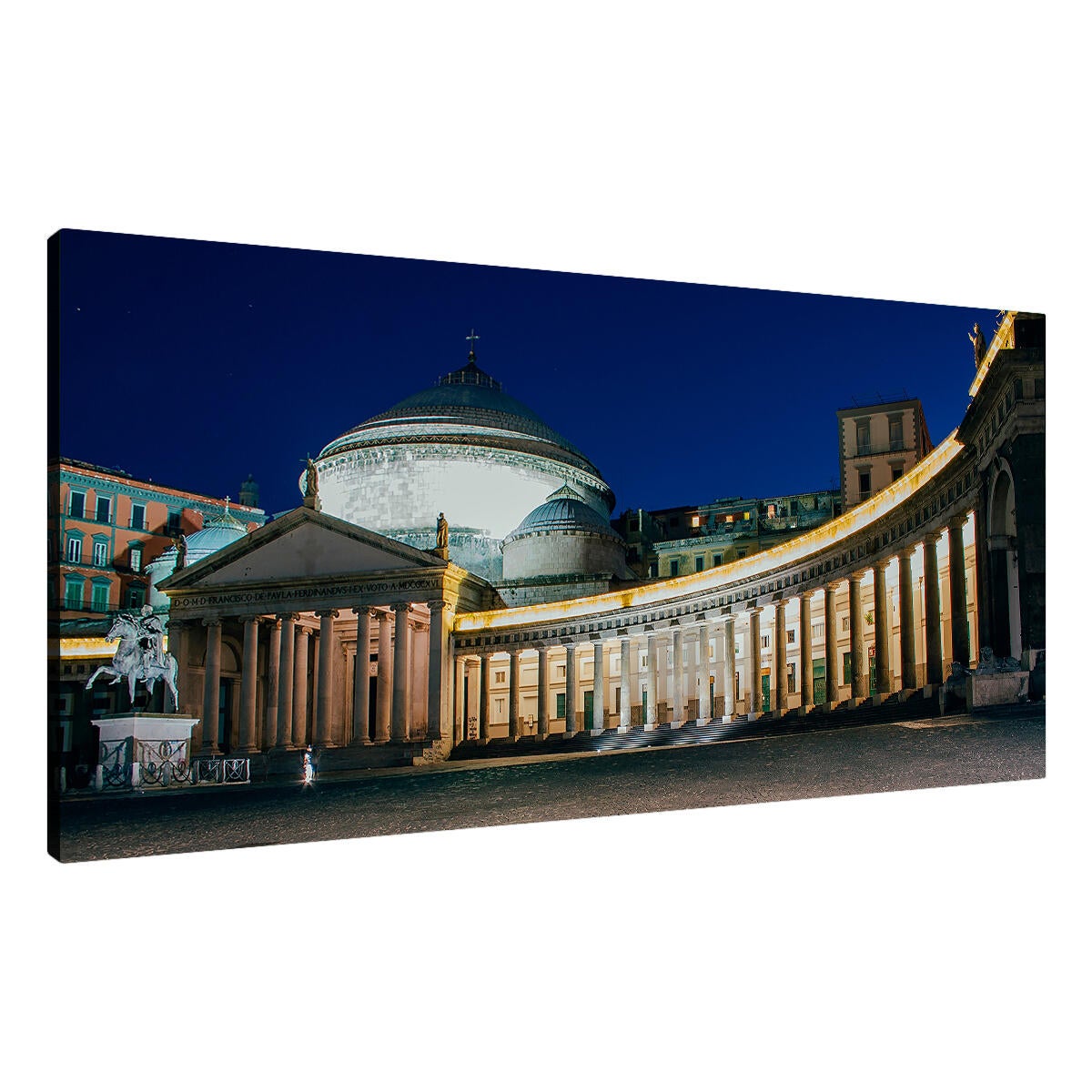 Napoli piazza Plebiscito notte