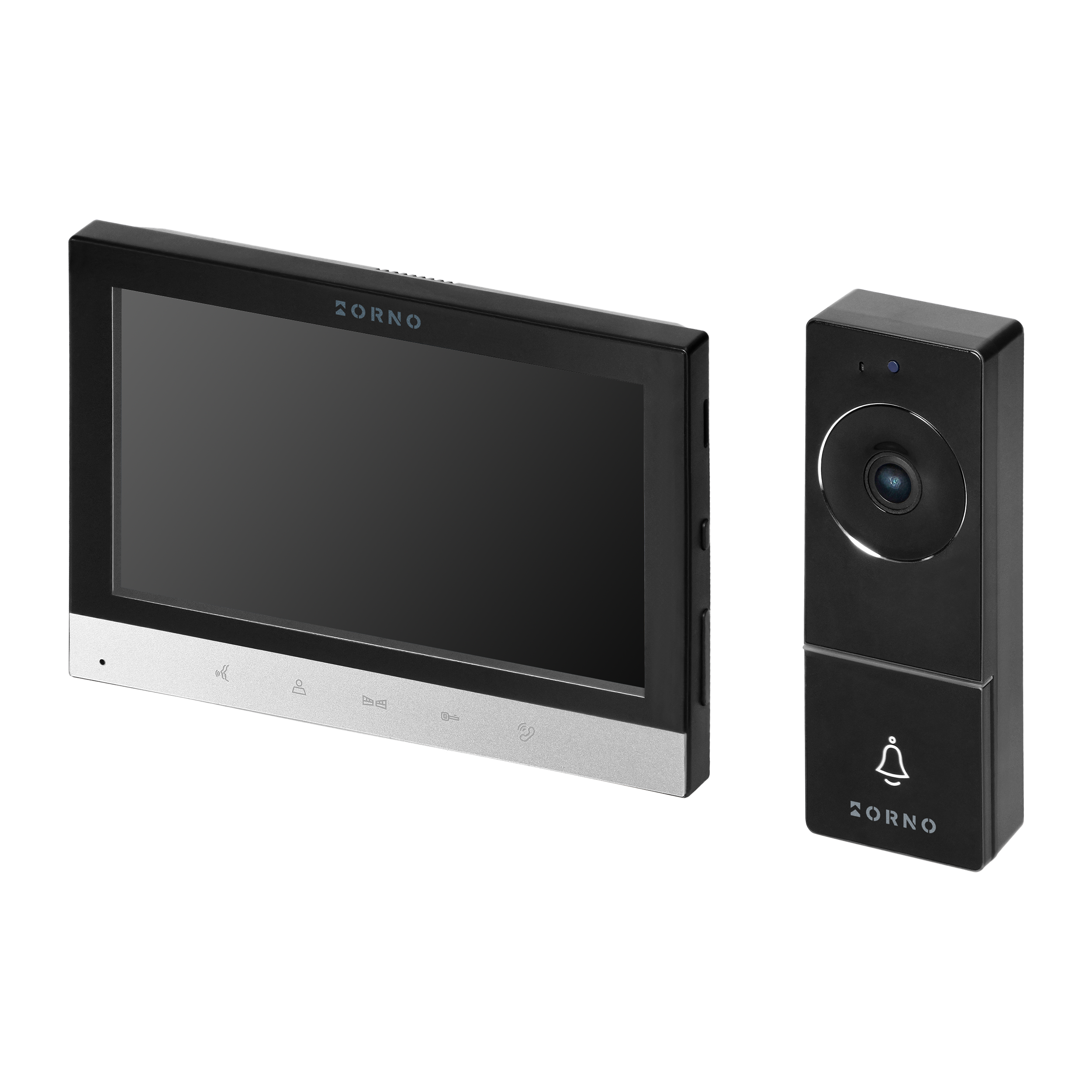 Wideodomofon przewodowy zestaw Alerto 7" IP65 ORNO