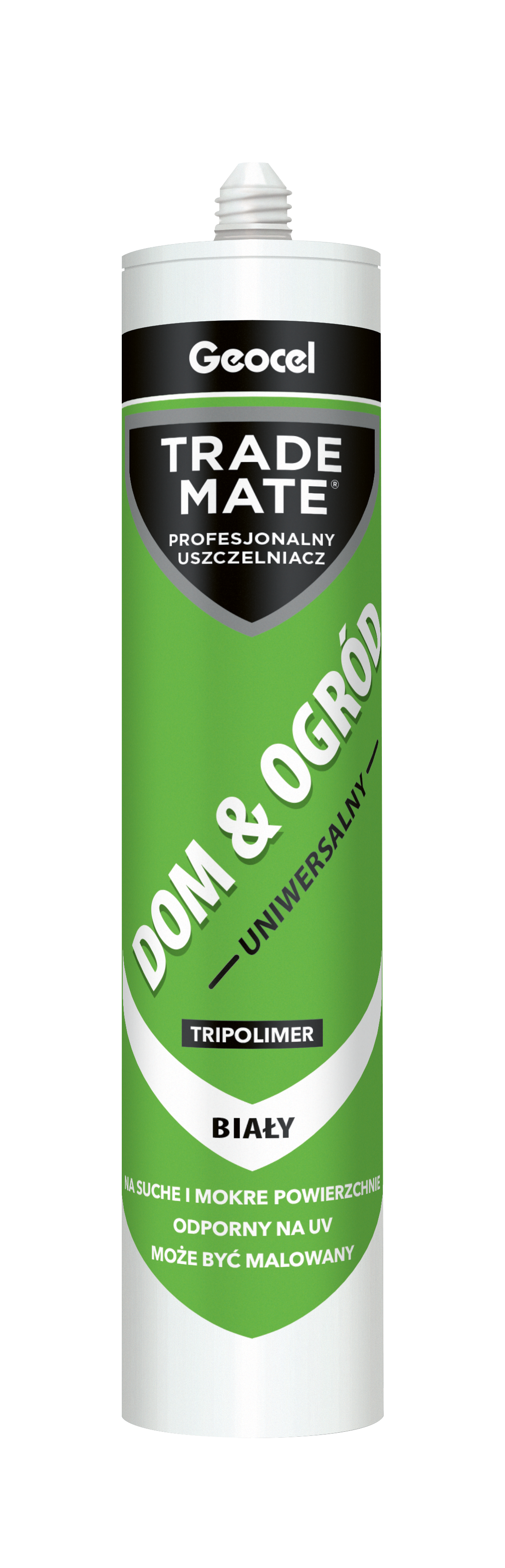 Uszczelniacz Dom i Ogród uniwersalny biały  280 ml Geocel Trademate
