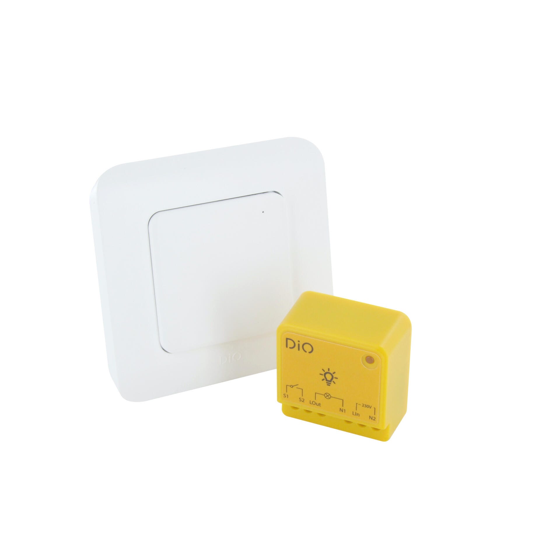 Module Design Interrupteur Interrupteur sans fil et module éclairage programmable DIO | Leroy Merlin