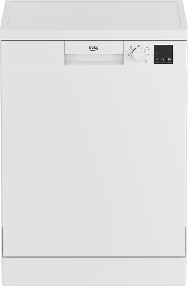 Lavavajillas BEKO DVN05320W 13 cubiertos 5 programas con inicio diferido blanco 60cm clase E