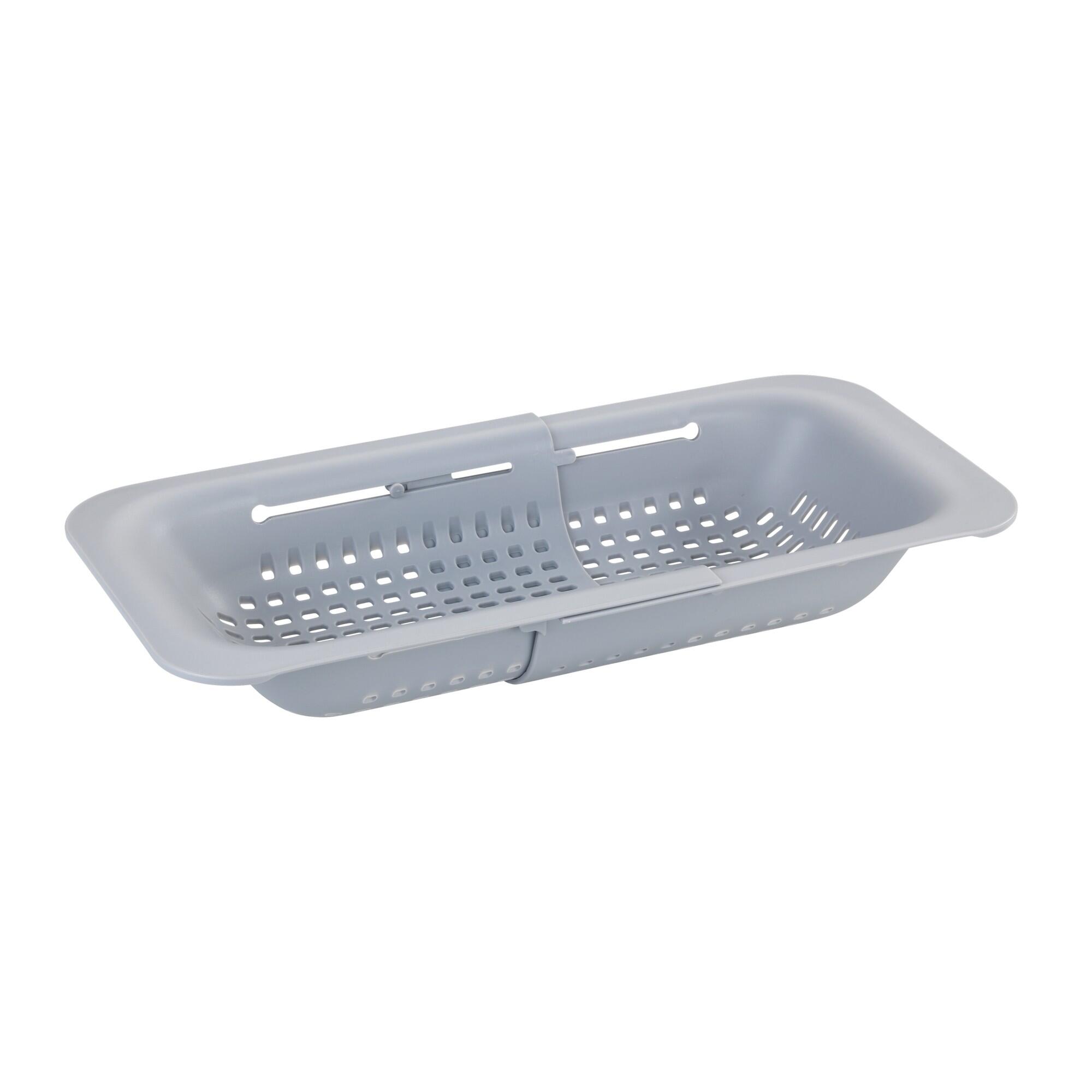Escorredor extensível plástico cinza 36,5-50x20x7 cm Wenko - 2