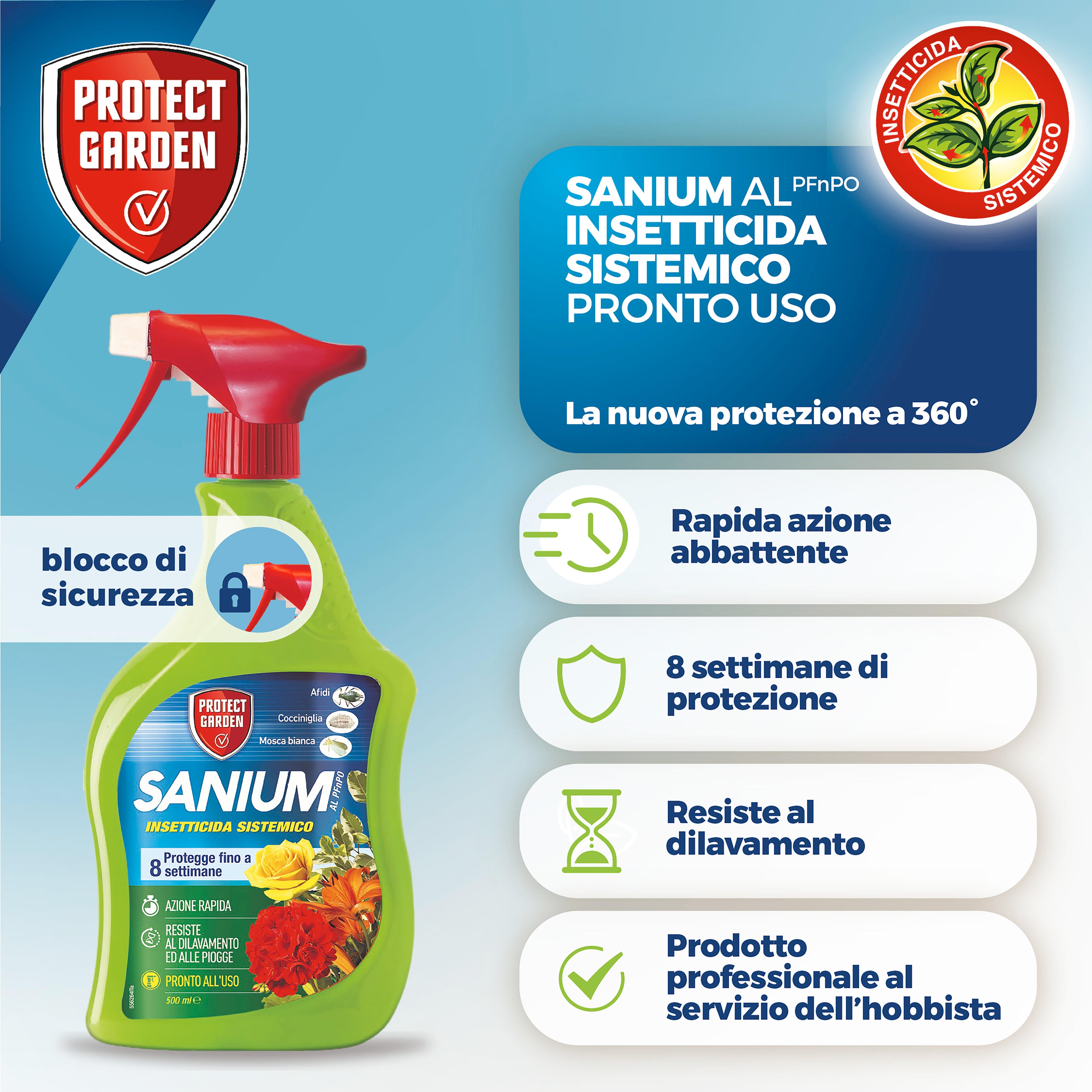 Insetticida PROTECT GARDEN Sanium 800 ml - 3