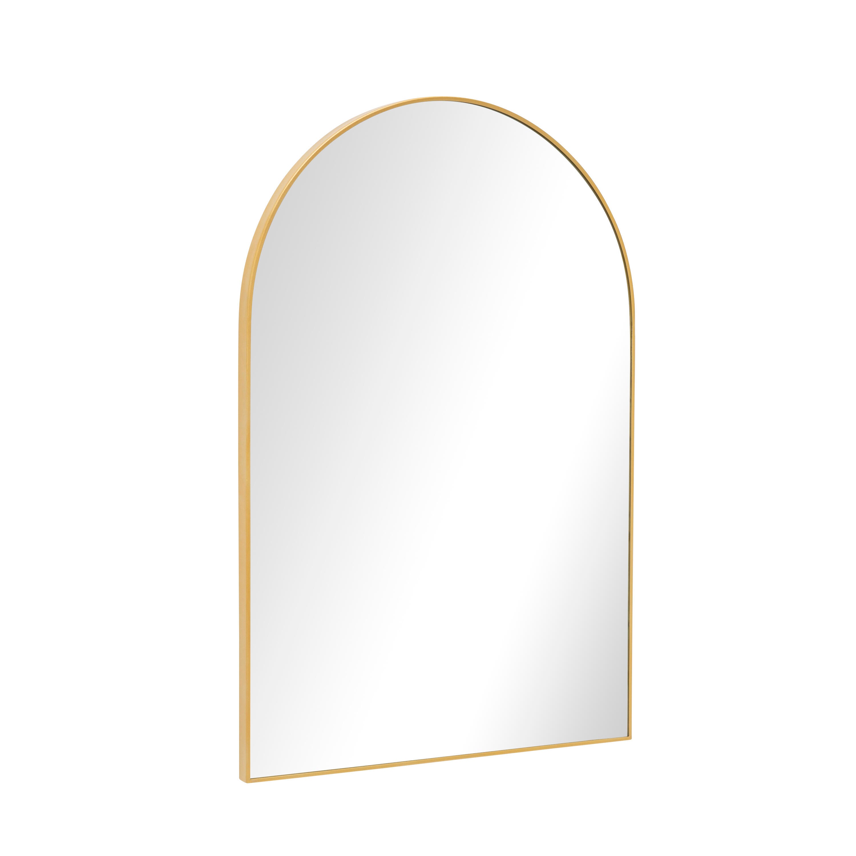 Miroir arche métal doré Arche, l.60 x H.90 cm - 4