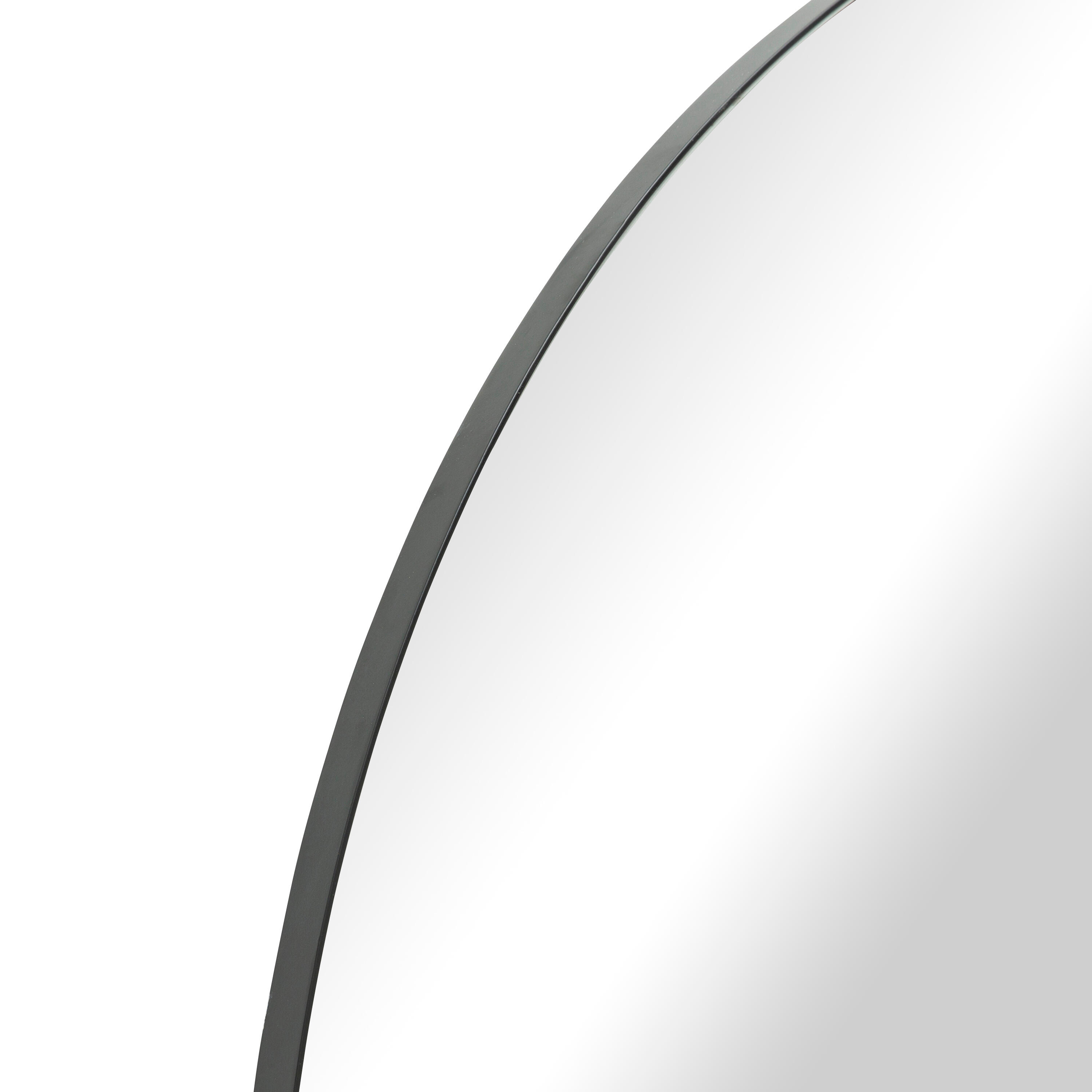 Miroir arc, métal noir Arche, l.60 x H.90 cm - 3