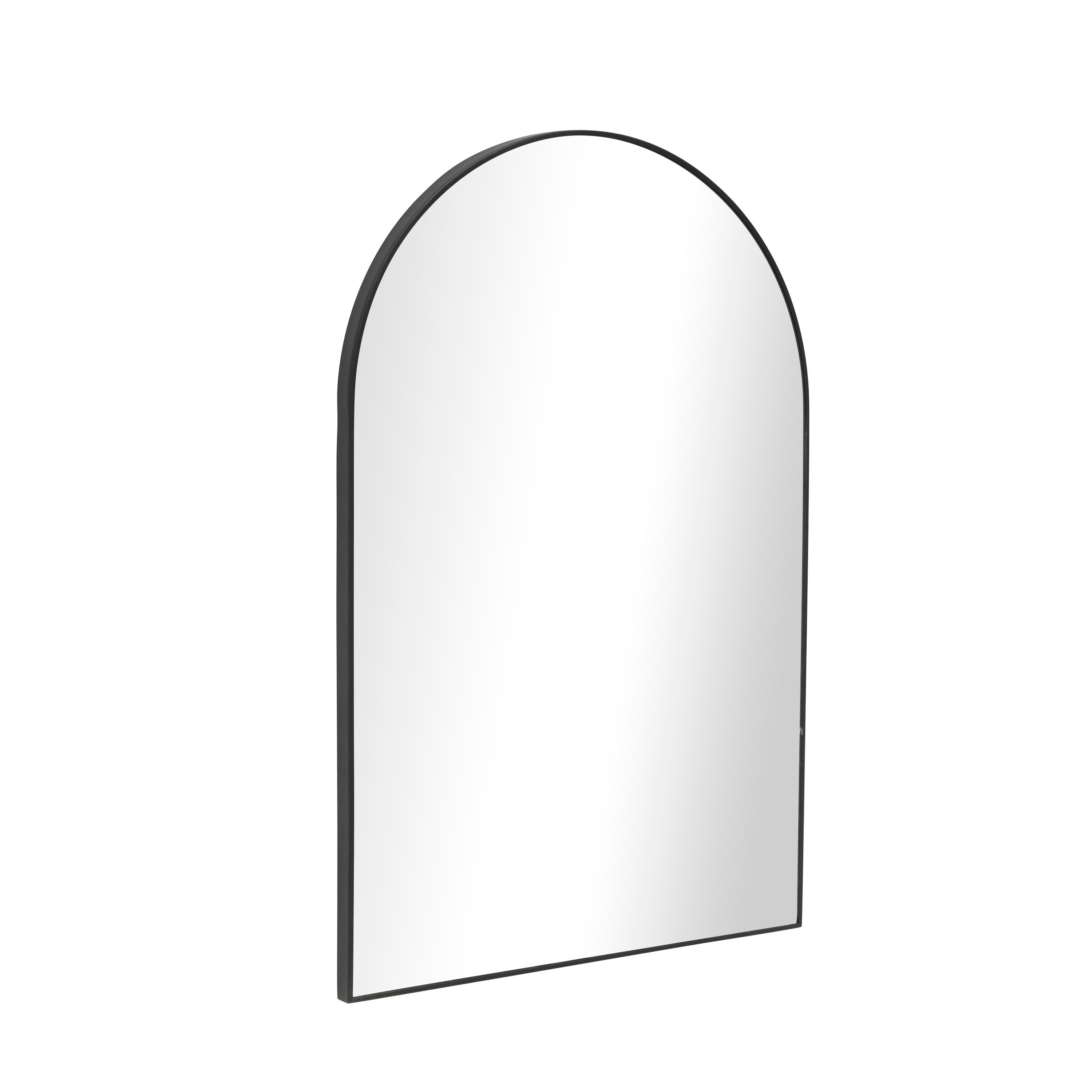 Miroir arc, métal noir Arche, l.60 x H.90 cm - 4