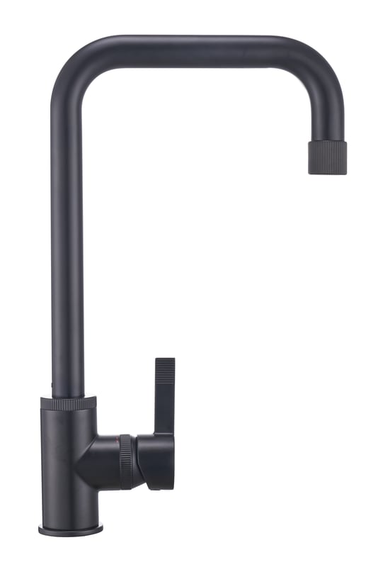 Bateria kuchenna Indus czarna mat wylewka C Delinia