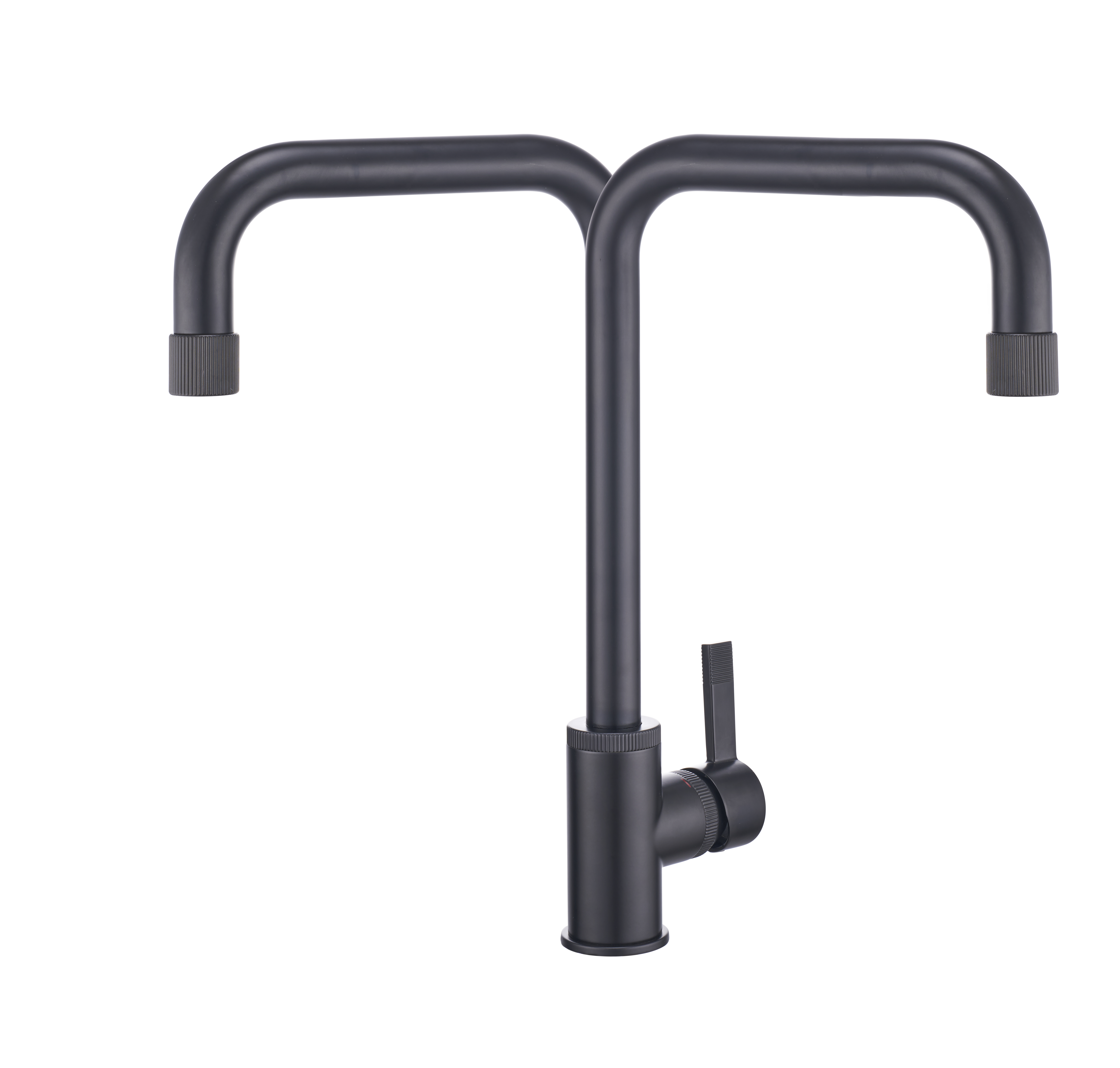 Bateria kuchenna Indus czarna mat wylewka C Delinia - 5