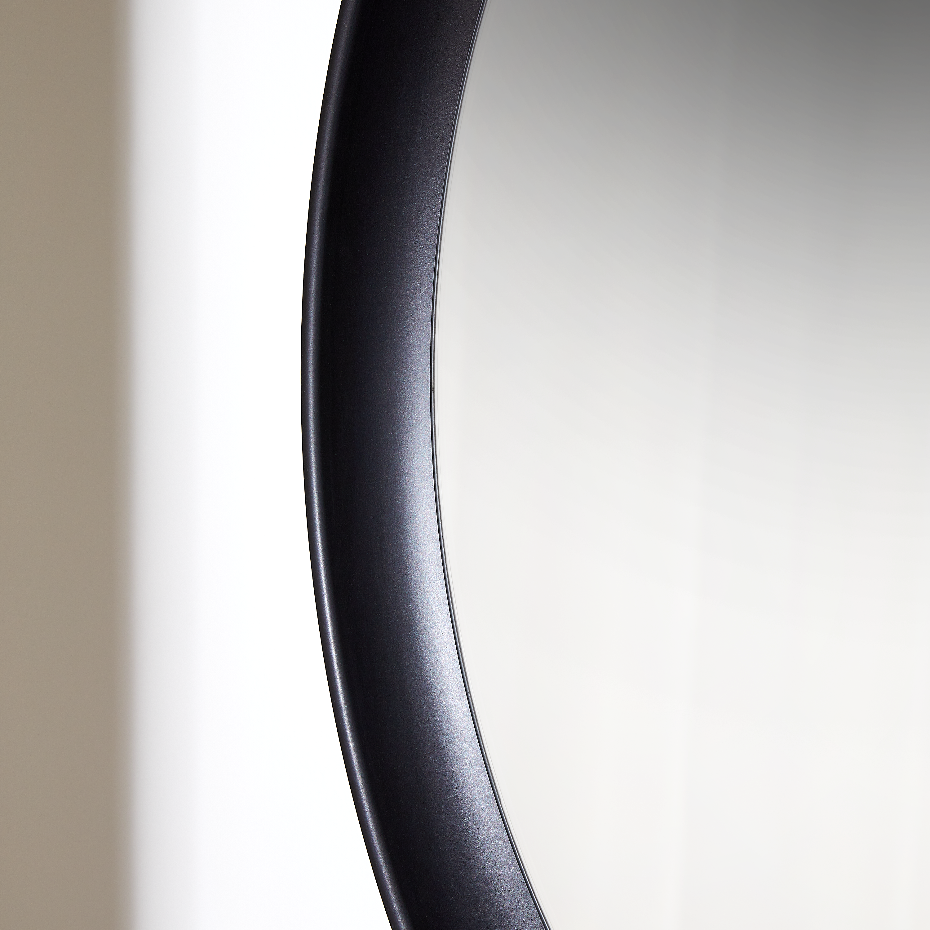 Specchio CURL tondo nero Ø 55 cm INSPIRE - 8