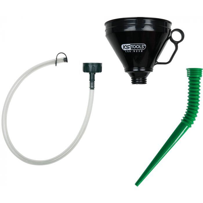 Kit d'entonnoir avec raccord et tuyau flexible KS TOOLS - 4