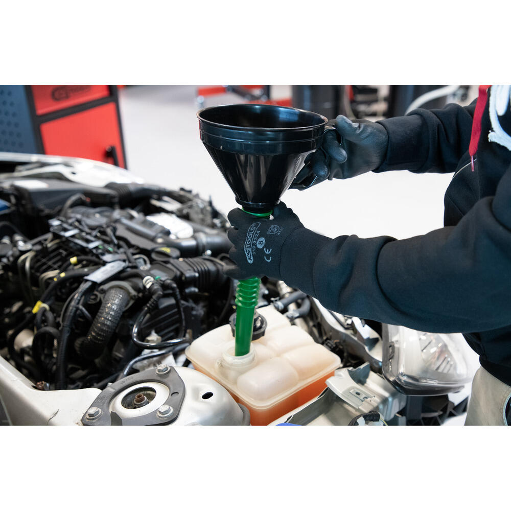 Kit d'entonnoir avec raccord et tuyau flexible KS TOOLS - 2