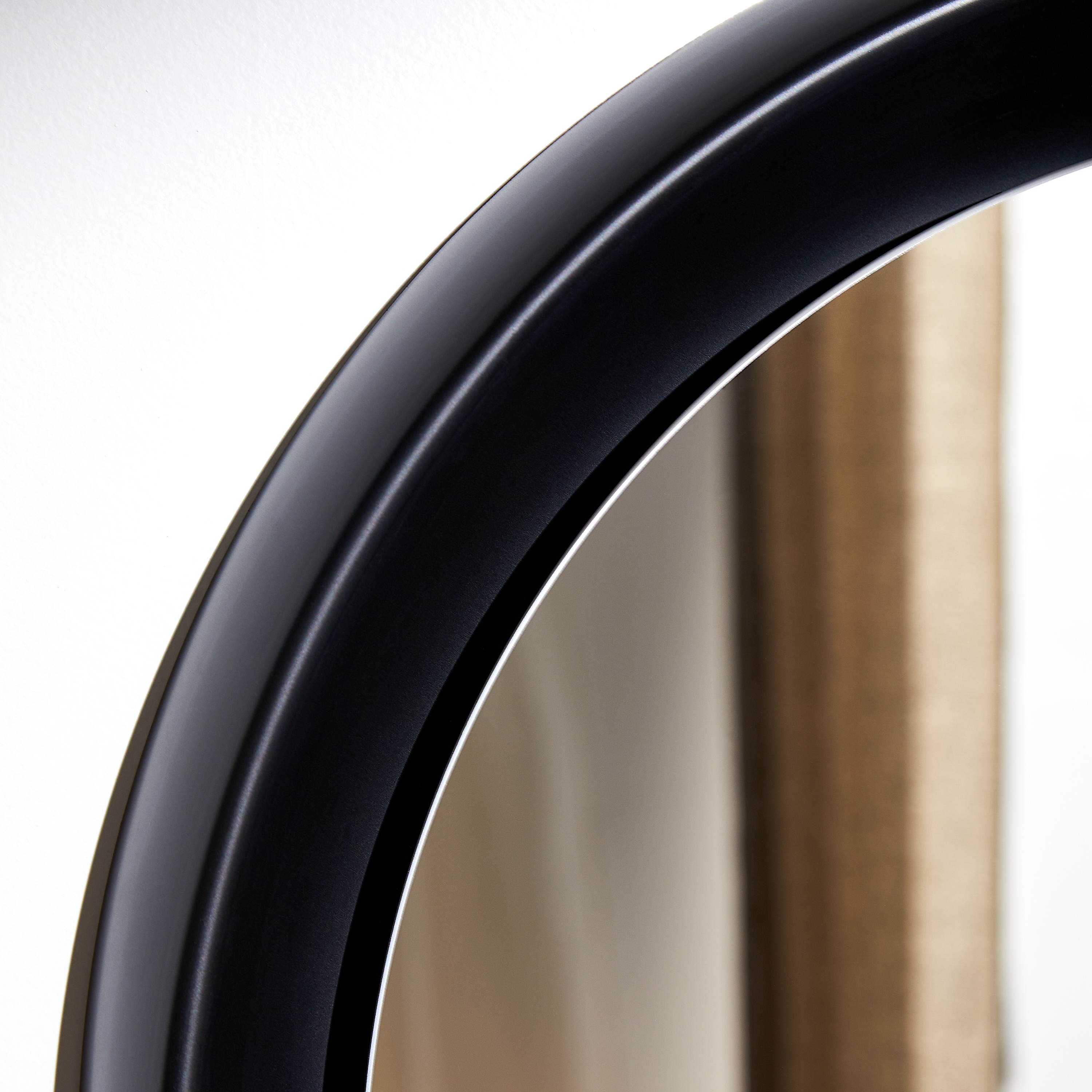 Specchio CURL tondo nero Ø 55 cm INSPIRE - 7