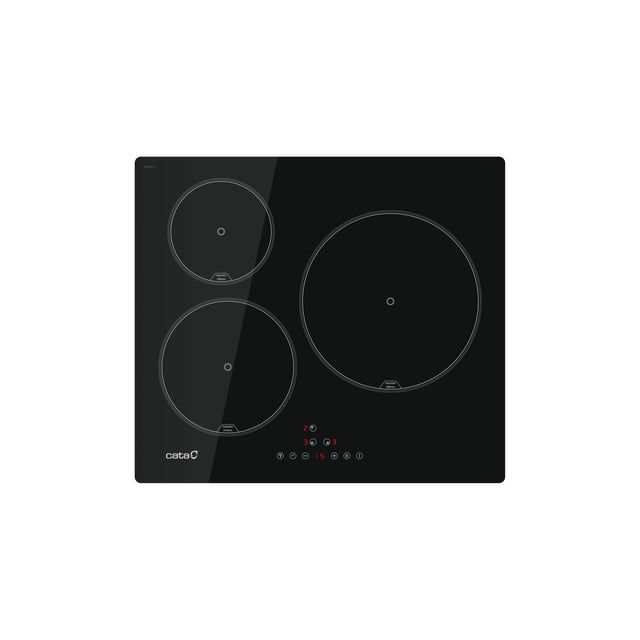 Plaque à induction 3 foyers CATA IB 6303 BK Noir