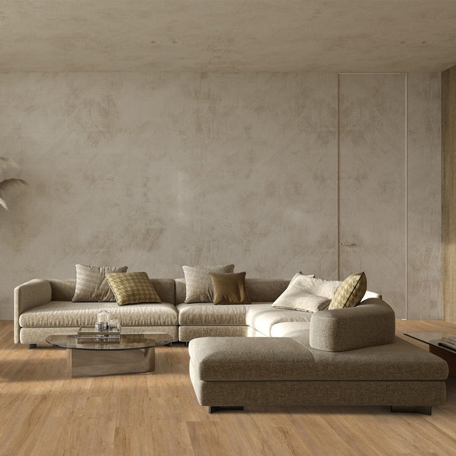 Pavimento SPC effetto rovere naturale Sp 5.7 mm passaggio molto intenso con sottopavimento integrato GERFLOR Sestriere 2.39 m²