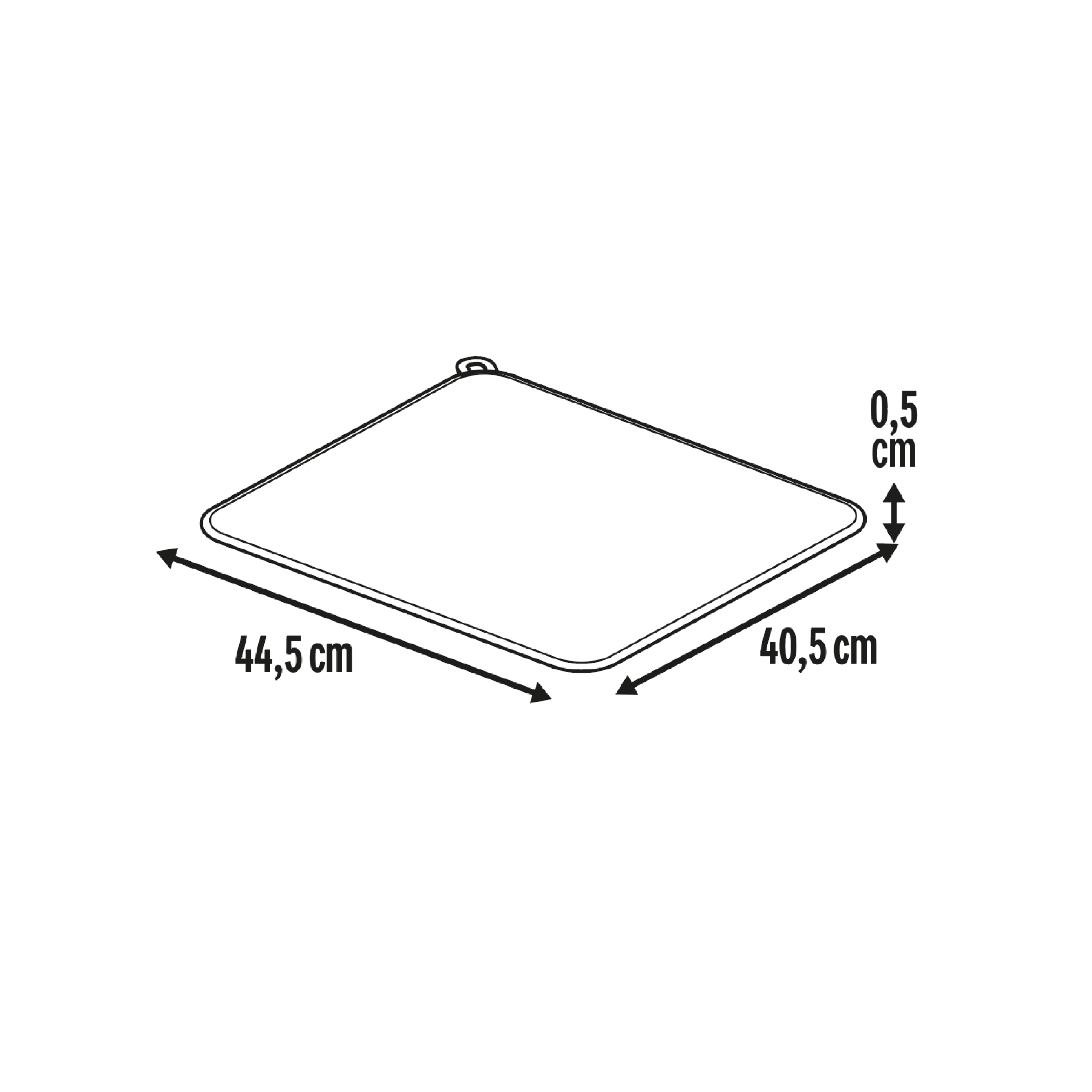 Tapete para louça de microfibra 44,5x42x0,5 cm Delinia Loft - 8